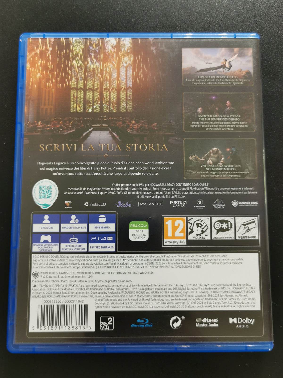 Hogwarts Legacy (PS4)
