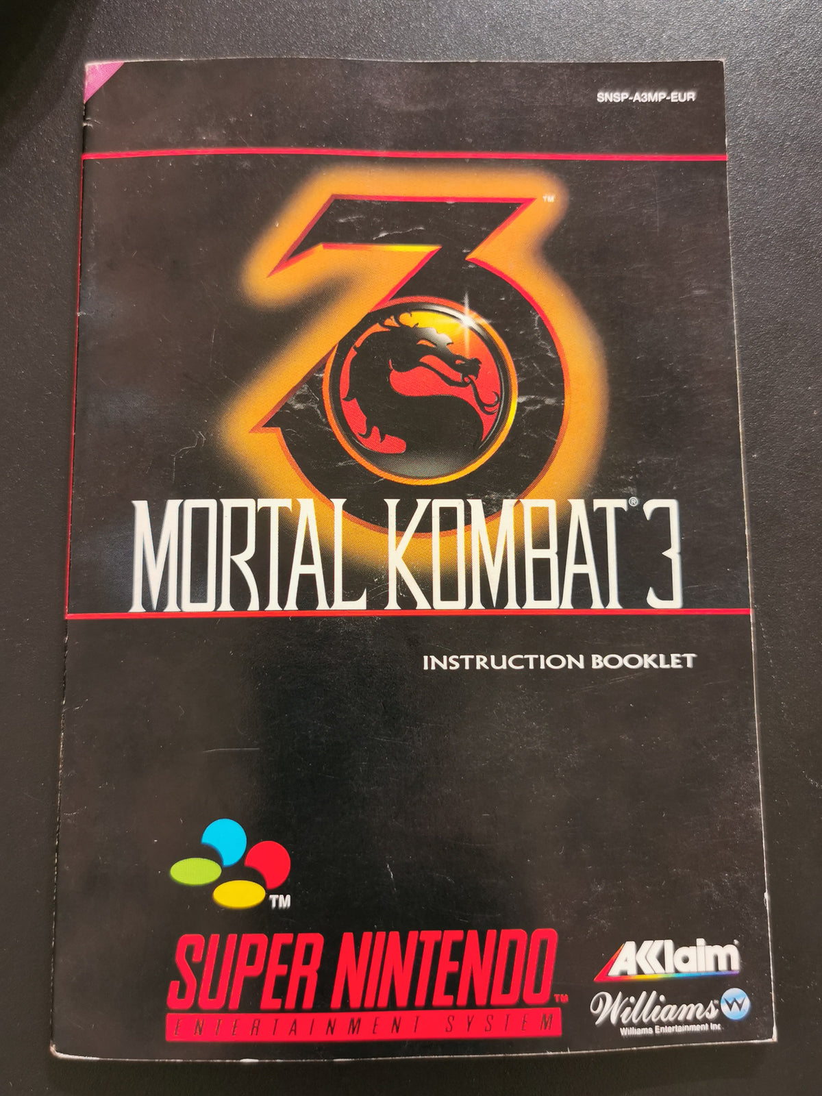Mortal Kombat 3 (SNES) - Loose + Manuale