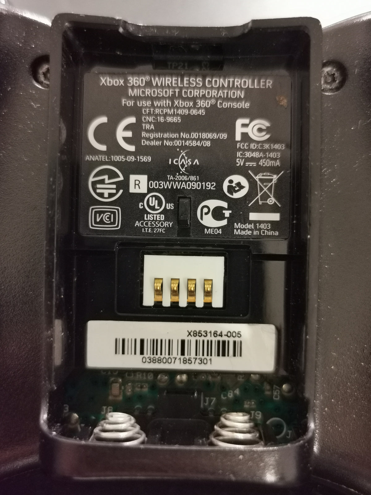 Controller Wireless Microsoft Xbox 360 Nero - K4M8
