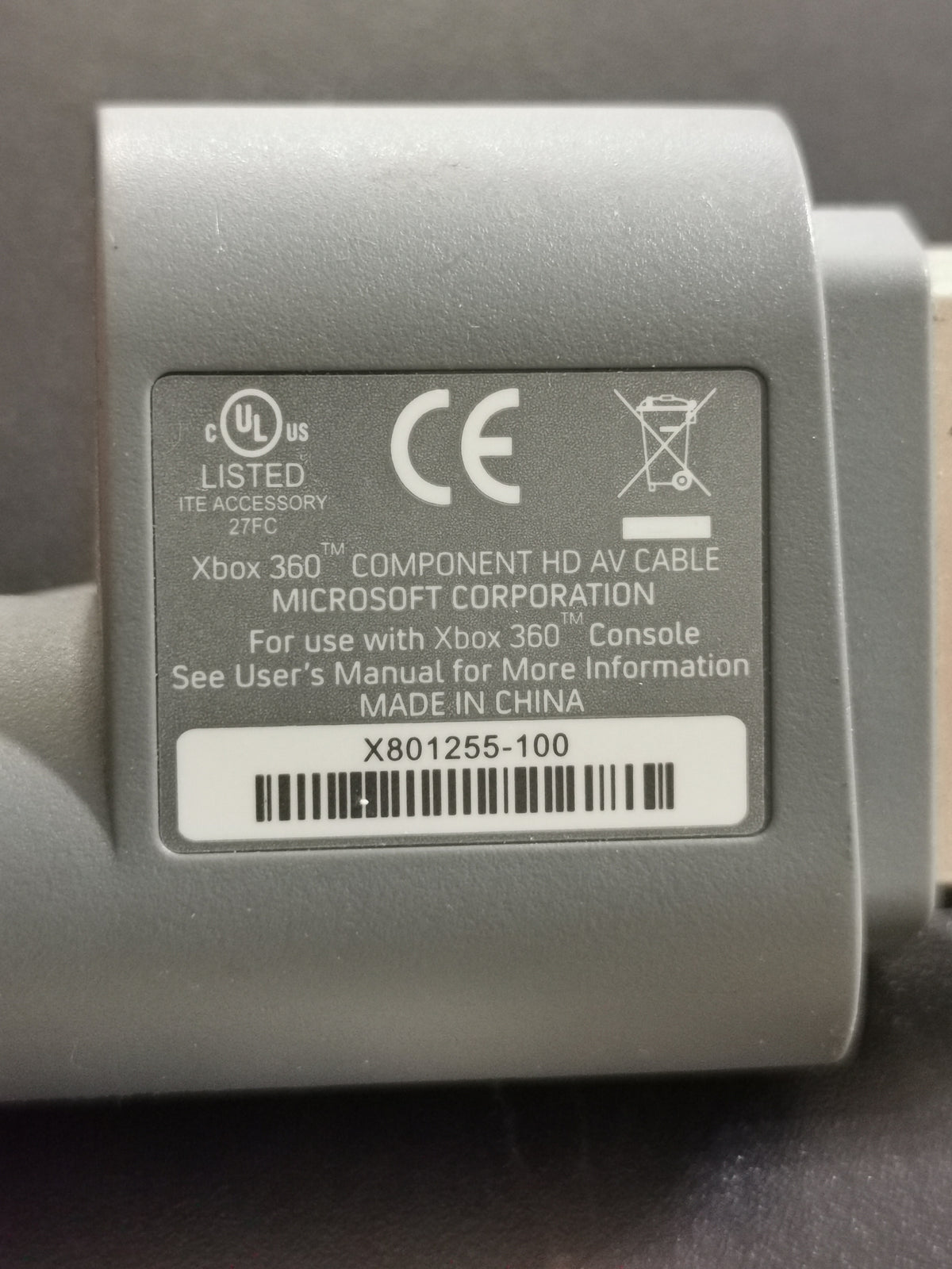 Cavo Component HD AV originale Microsoft (Xbox 360)