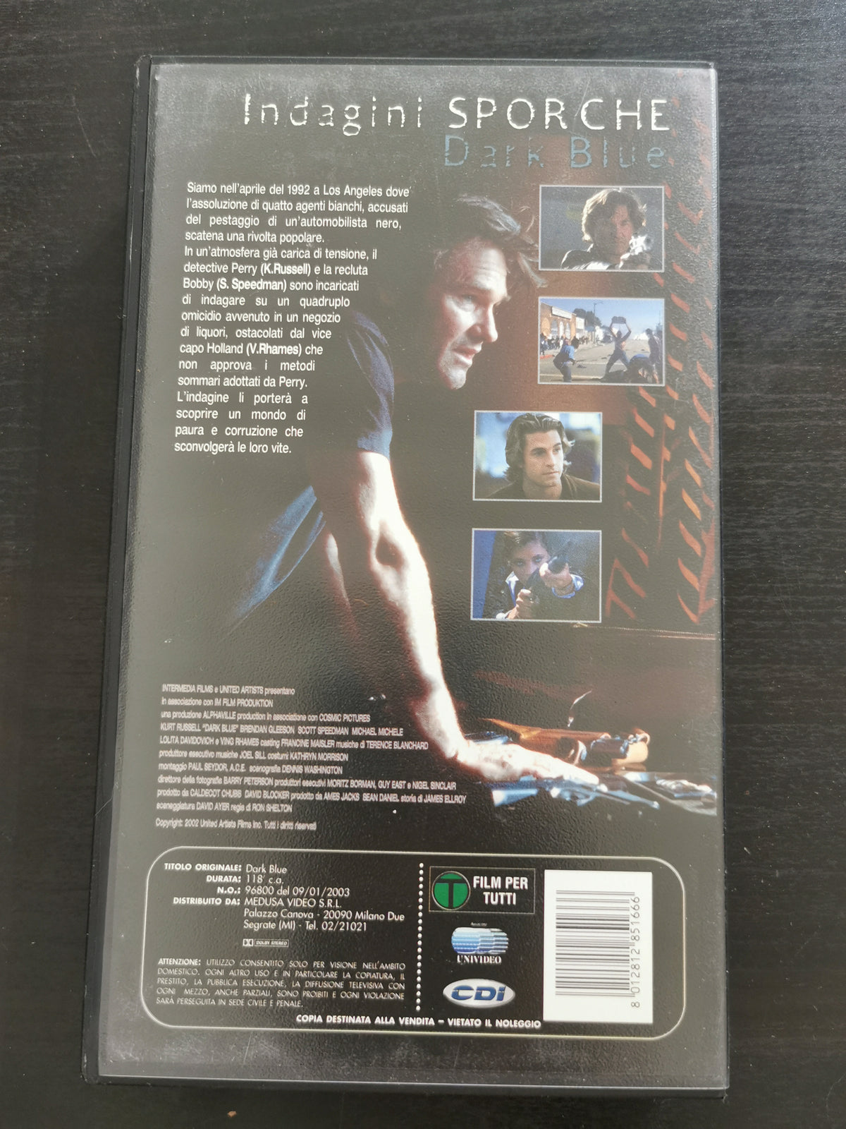 Indagini Sporche - Dark Blue (VHS)