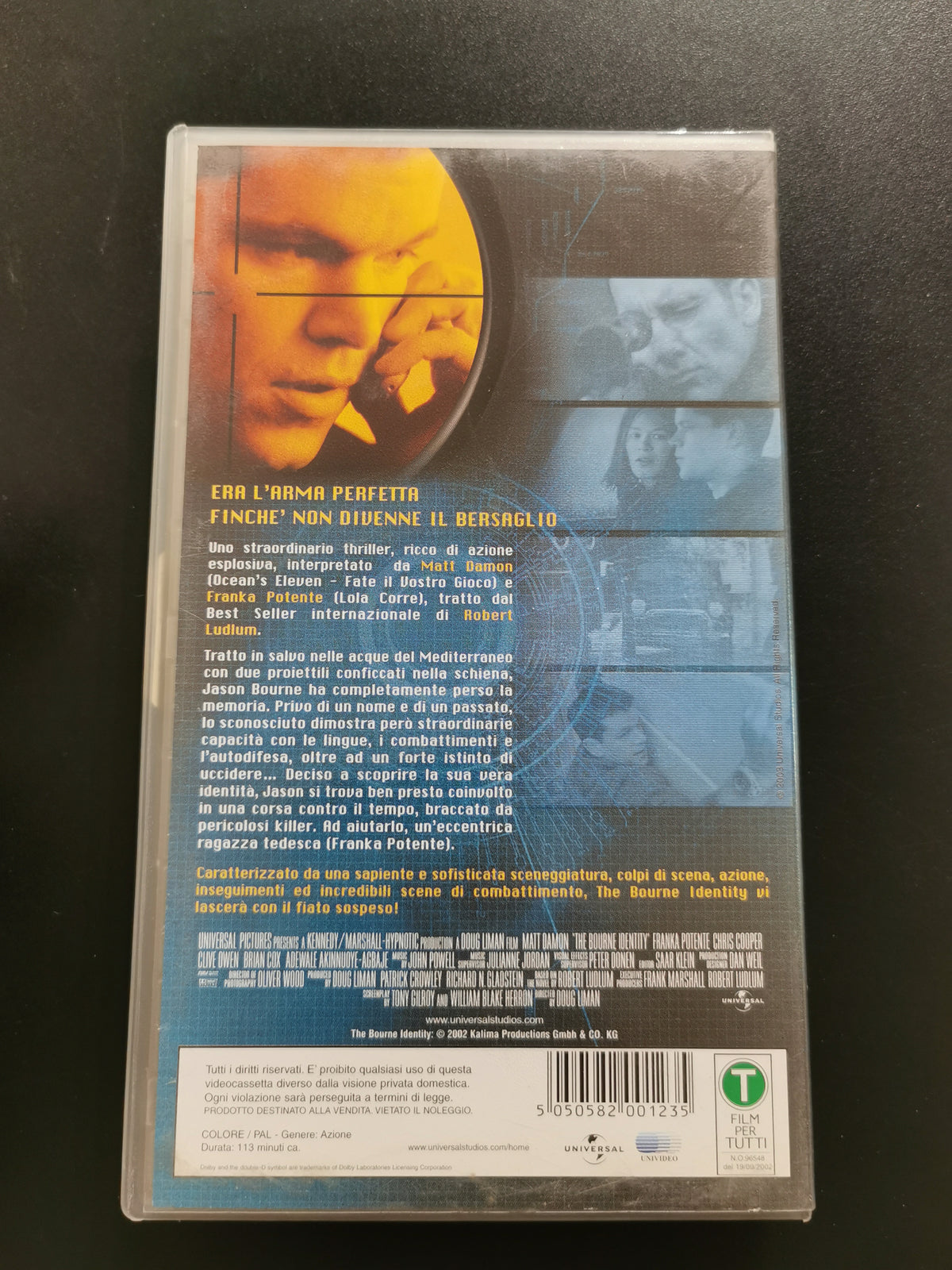 The Bourne Identity (VHS)