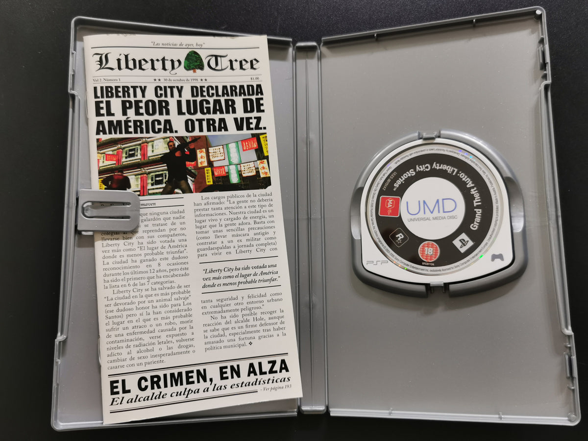 Grand Theft Auto: Liberty City Stories Platinum (PSP) - No Map