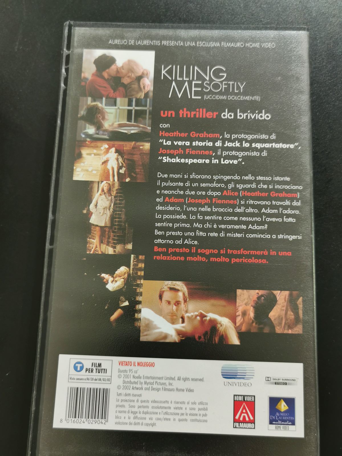 Killing Me Softly – Uccidimi dolcemente (VHS)