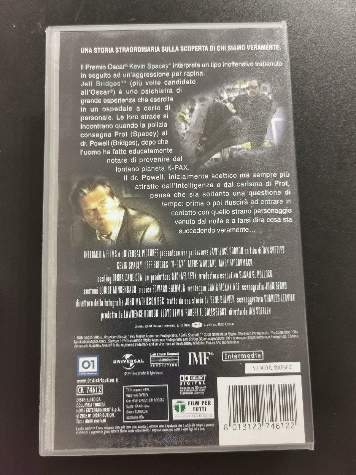 K-PAX - Da un altro mondo (VHS)