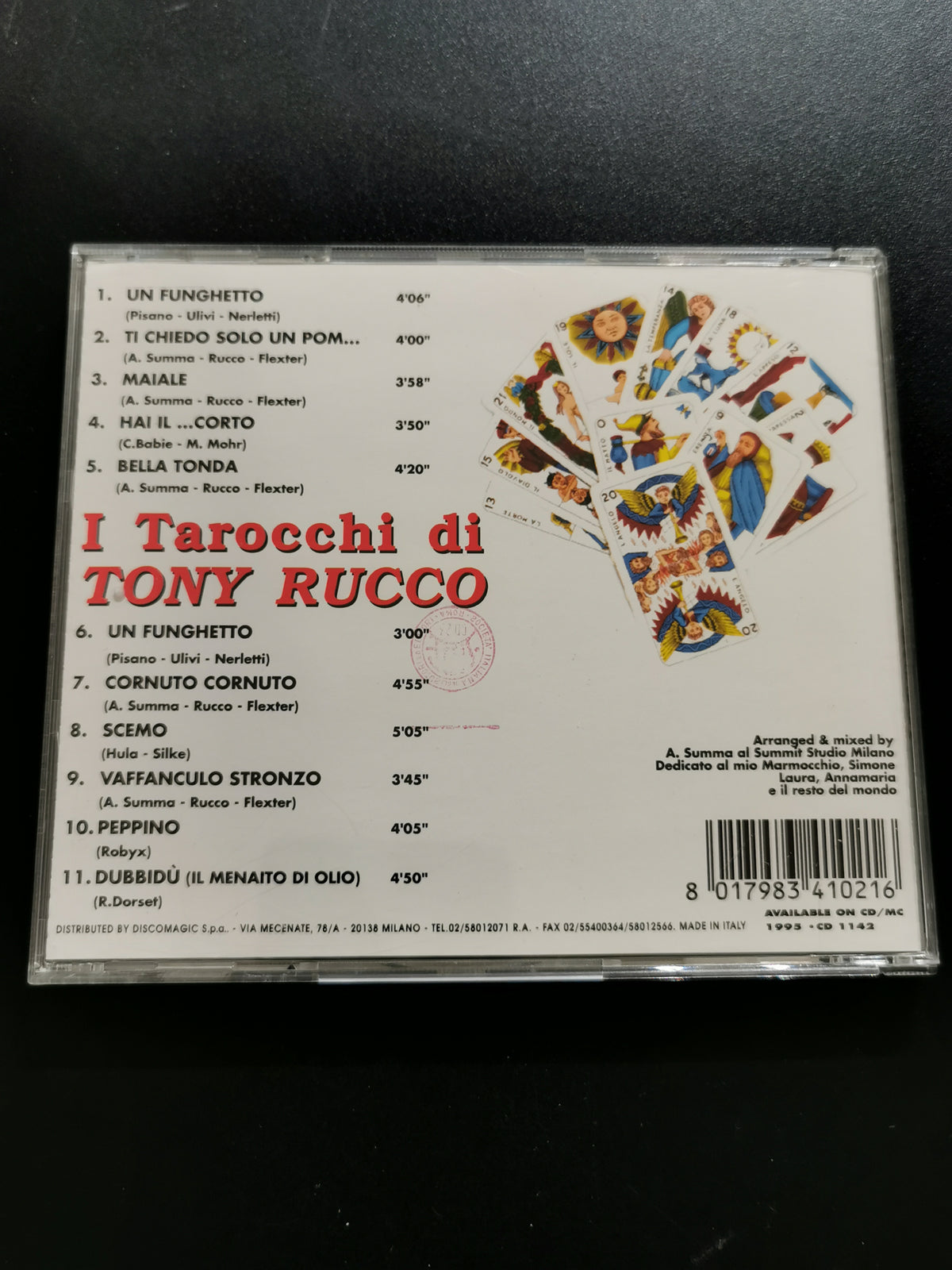 I Tarocchi di Tony Rucco (CD)