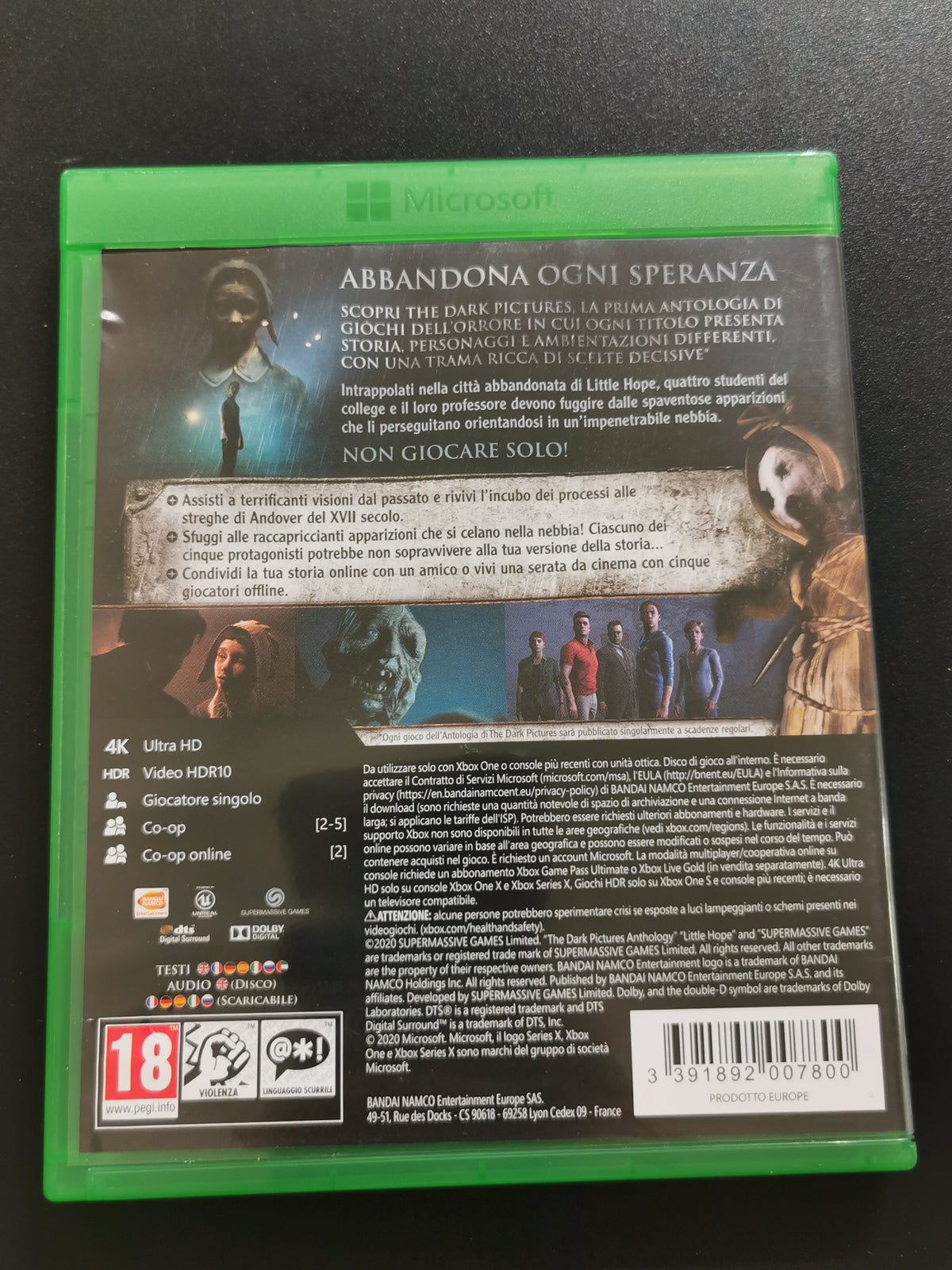 The Dark Pictures Anthology: Little Hope (Xbox One)