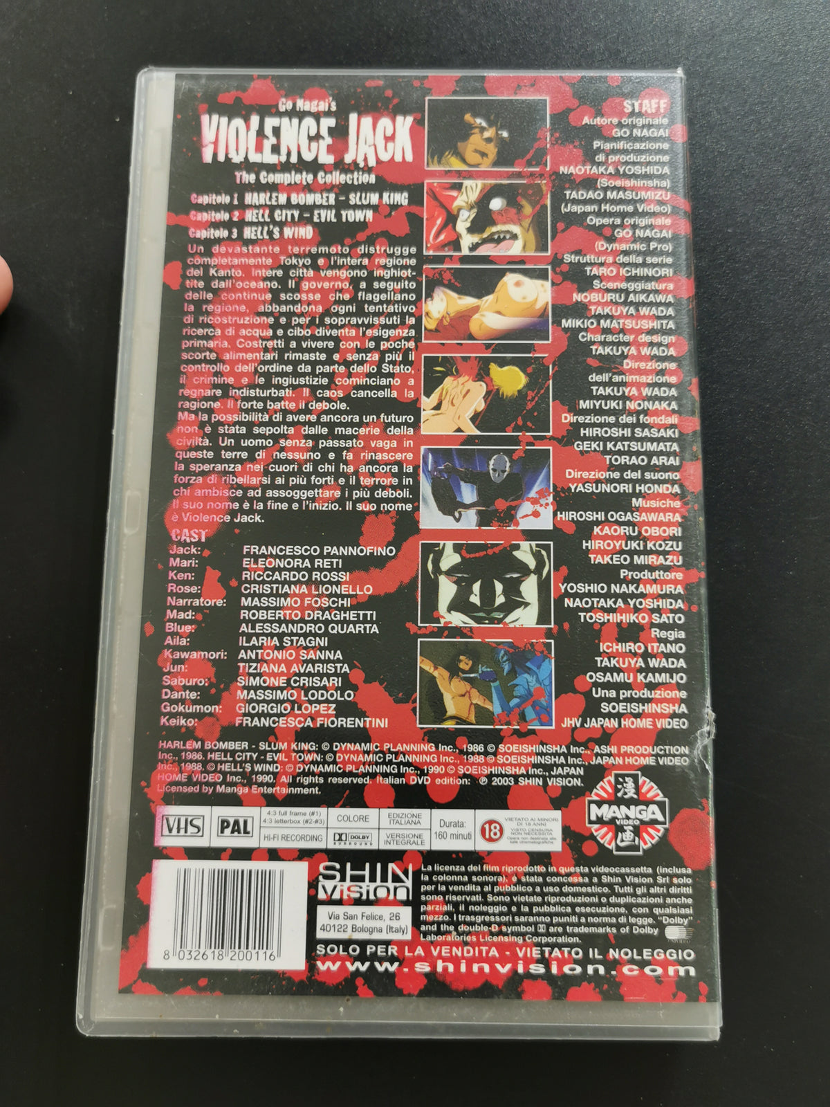 Violence Jack - The Complete Collection (VHS)