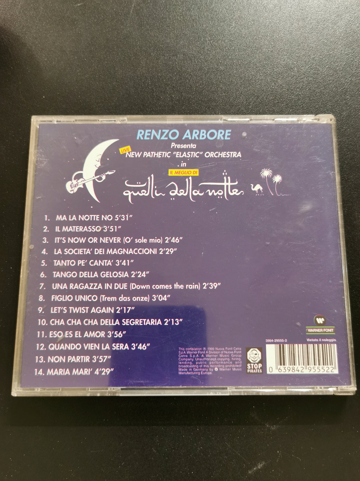 Renzo Arbore presenta New Pathetic “Elastic” Orchestra – Il meglio di Quelli della notte (CD)