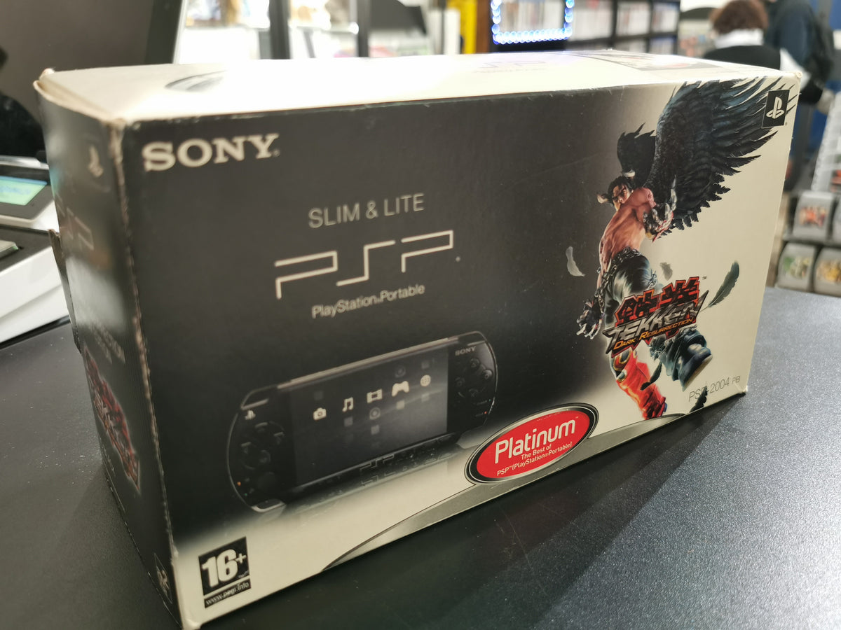 Sony PSP-2004 Slim & Lite Piano Black – Tekken Dark Resurrection Platinum Edition (PSP)