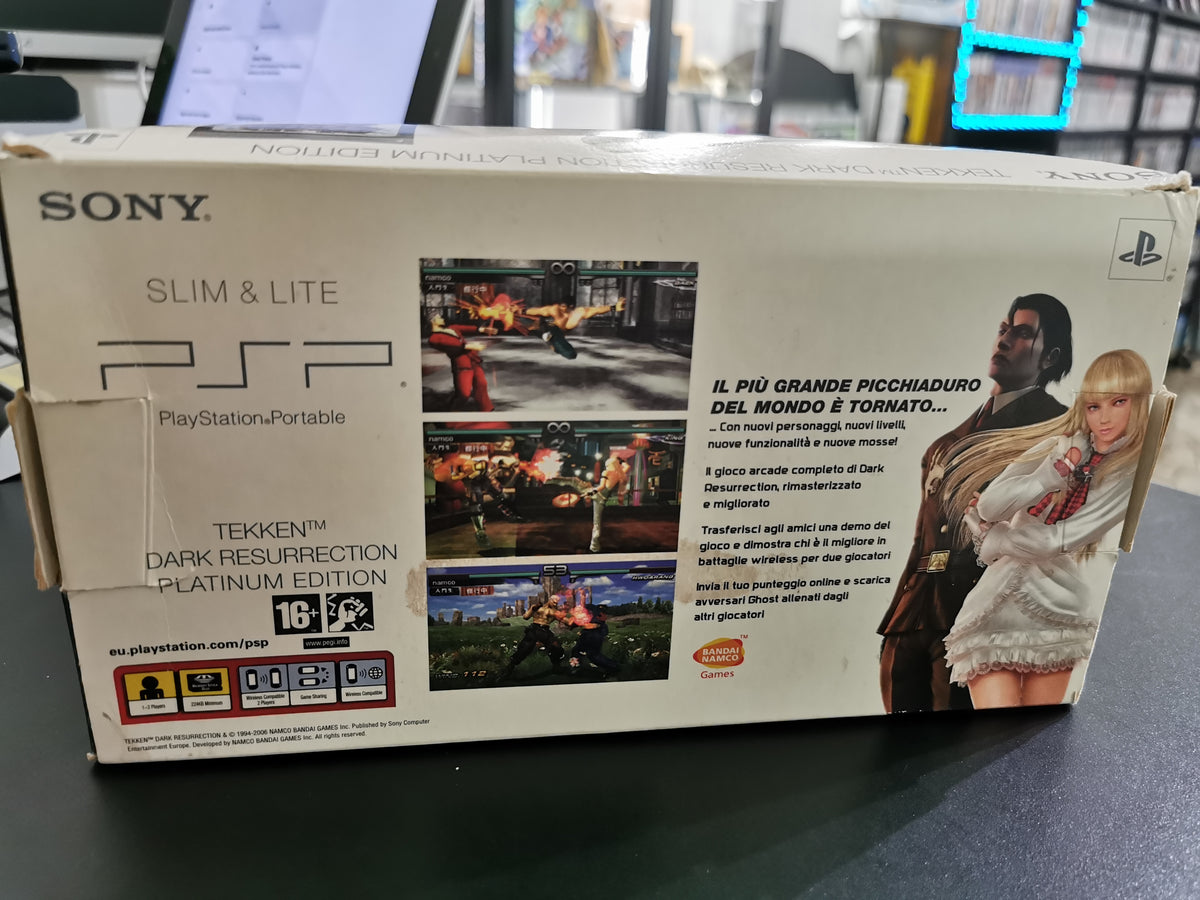 Sony PSP-2004 Slim & Lite Piano Black – Tekken Dark Resurrection Platinum Edition (PSP)