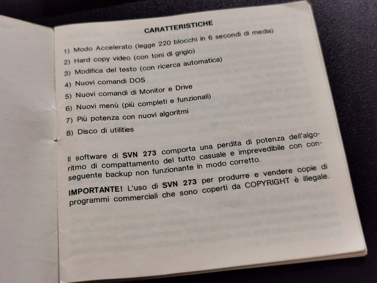 Turbo SVN 273 Cartridge (Commodore 64)