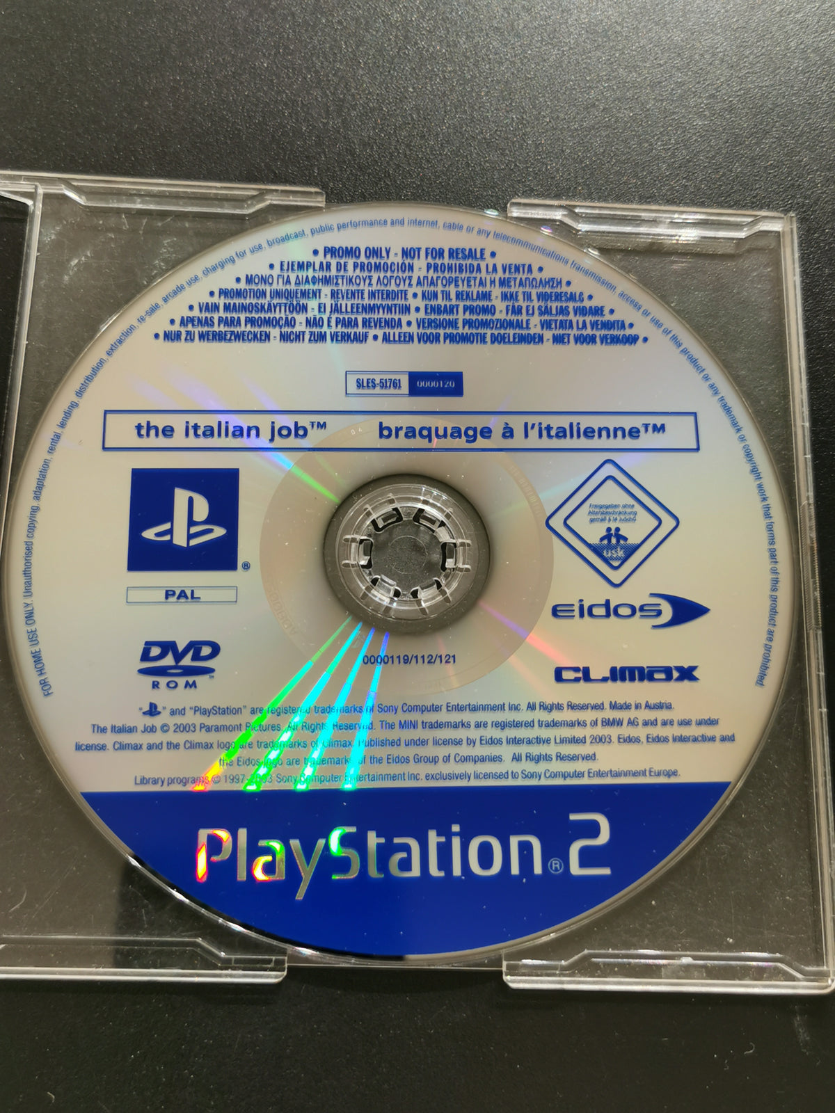The Italian Job – Promo Disc (PS2)