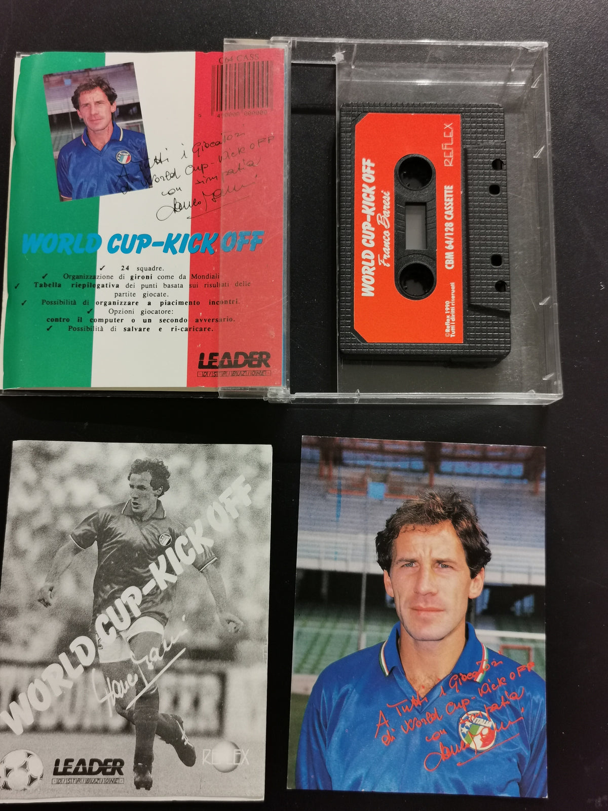 Franco Baresi World Cup - Kick Off (Commodore 64)