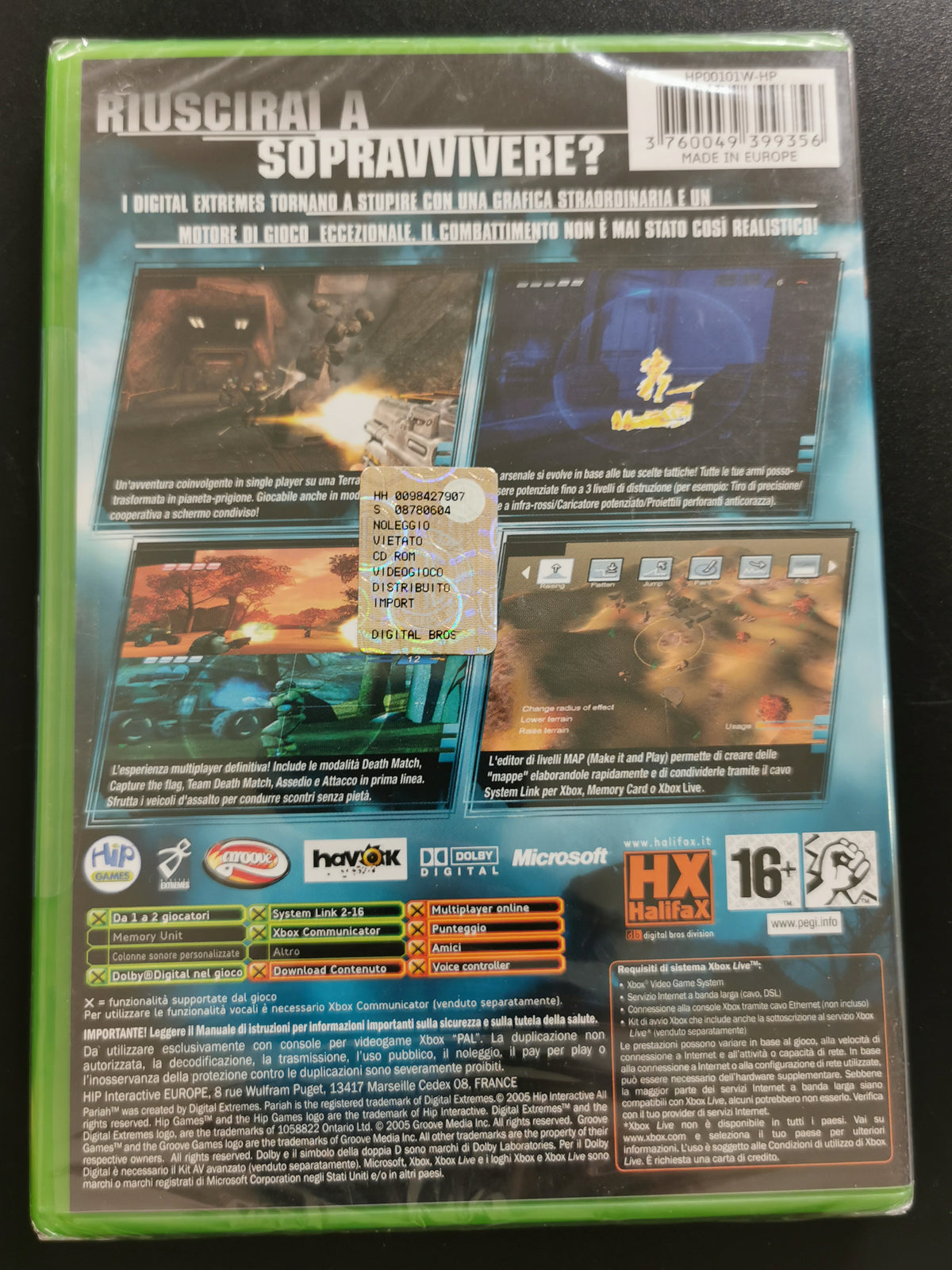 Pariah (Xbox) *Nuovo