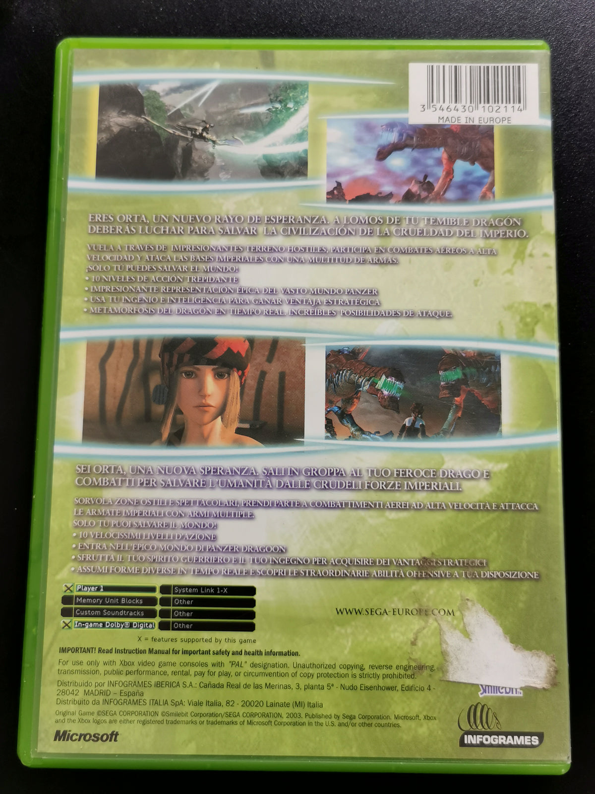 Panzer Dragoon Orta (Xbox) - Senza manuale