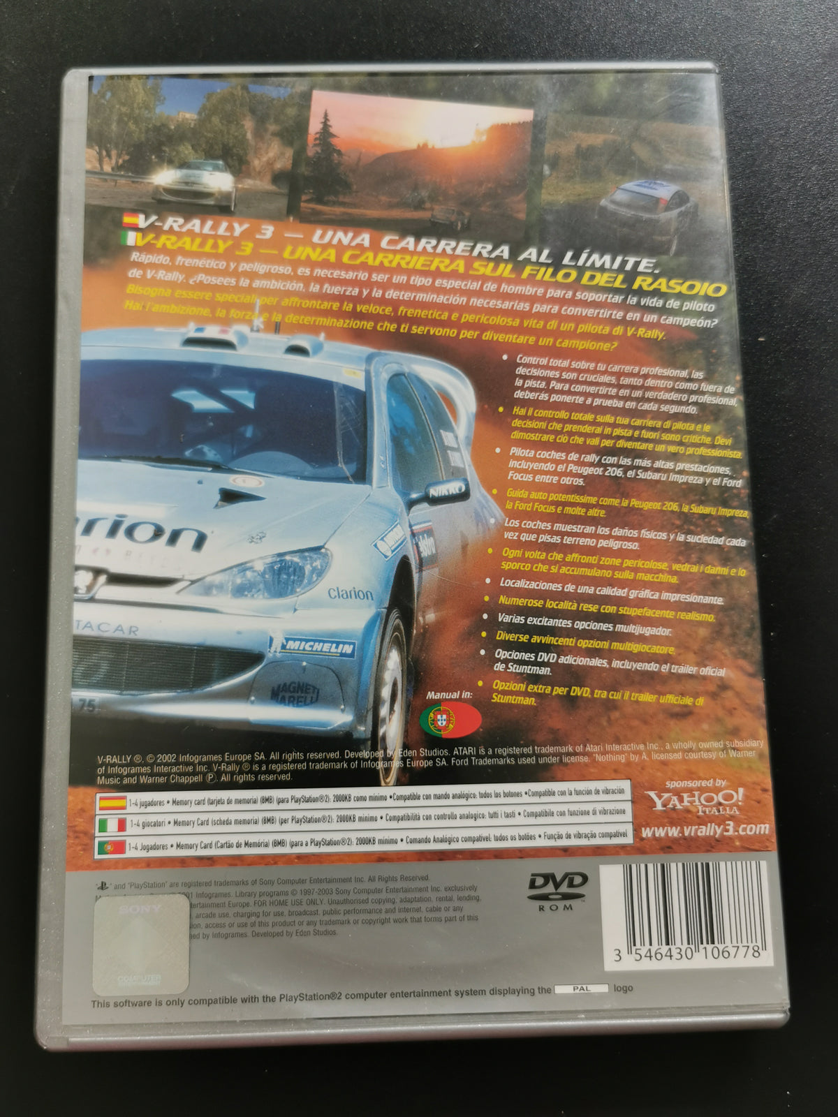 V-Rally 3 - Platinum - Senza Manuale (PS2)