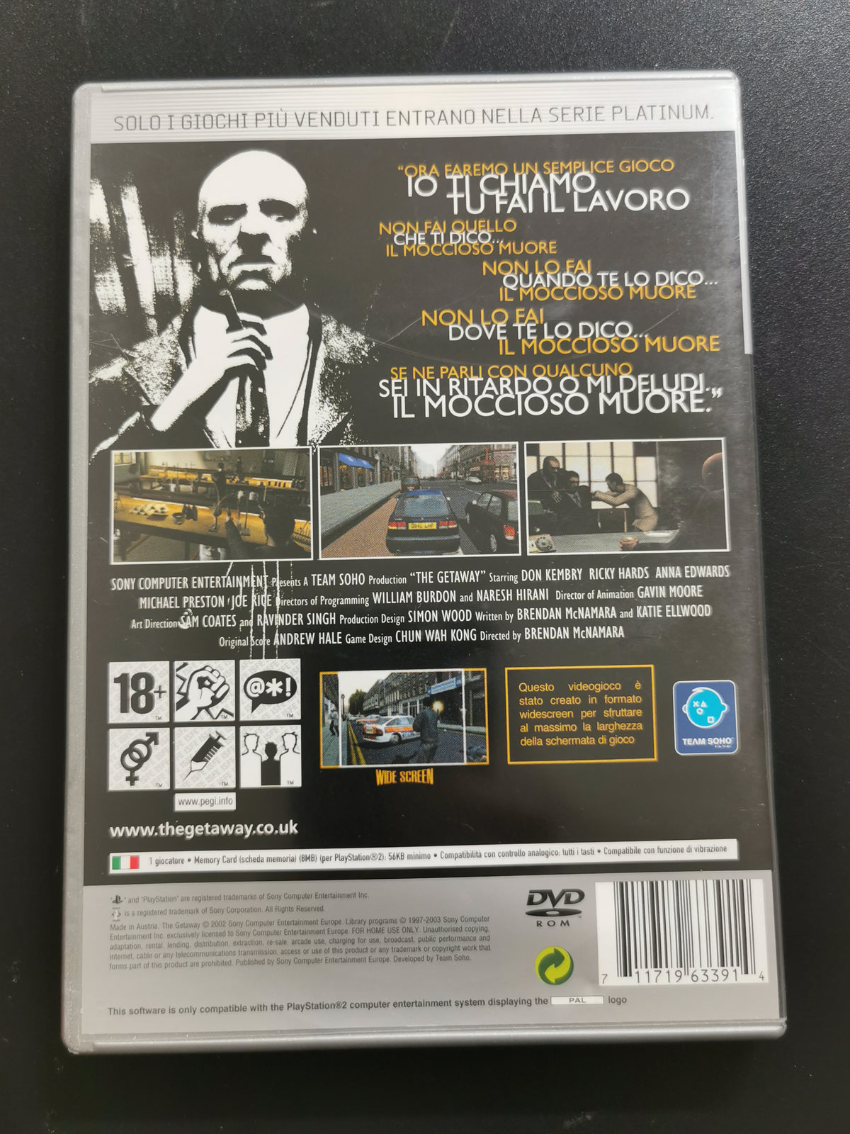The Getaway - Platinum (PS2)