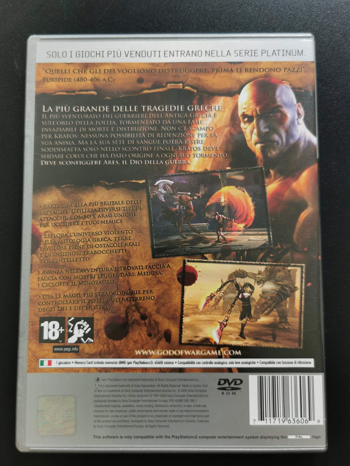 God of War - Platinum (PS2)