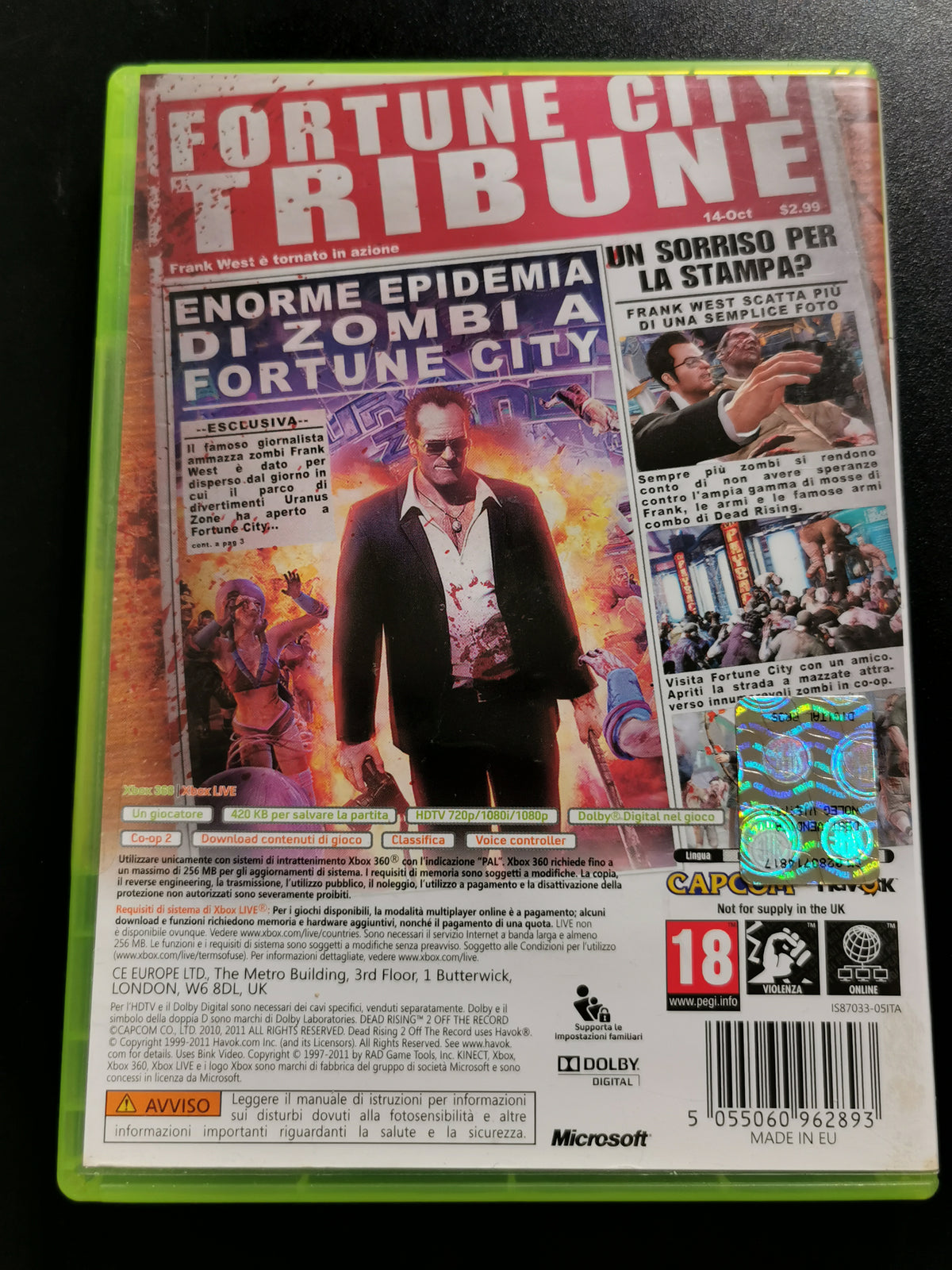 Dead Rising 2: Off the Record (Xbox 360)