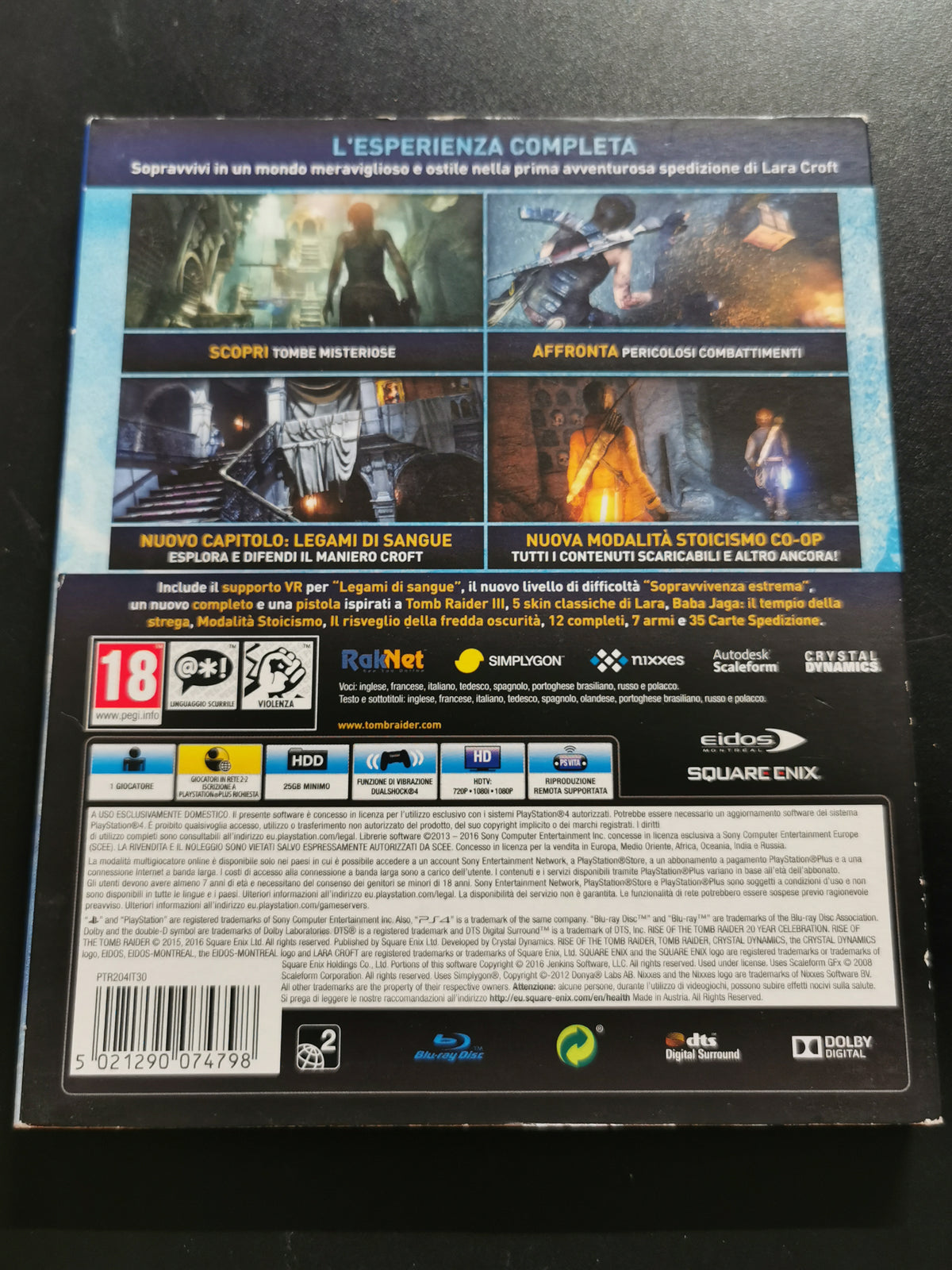 Rise of the Tomb Raider: 20 Year Celebration (PS4)