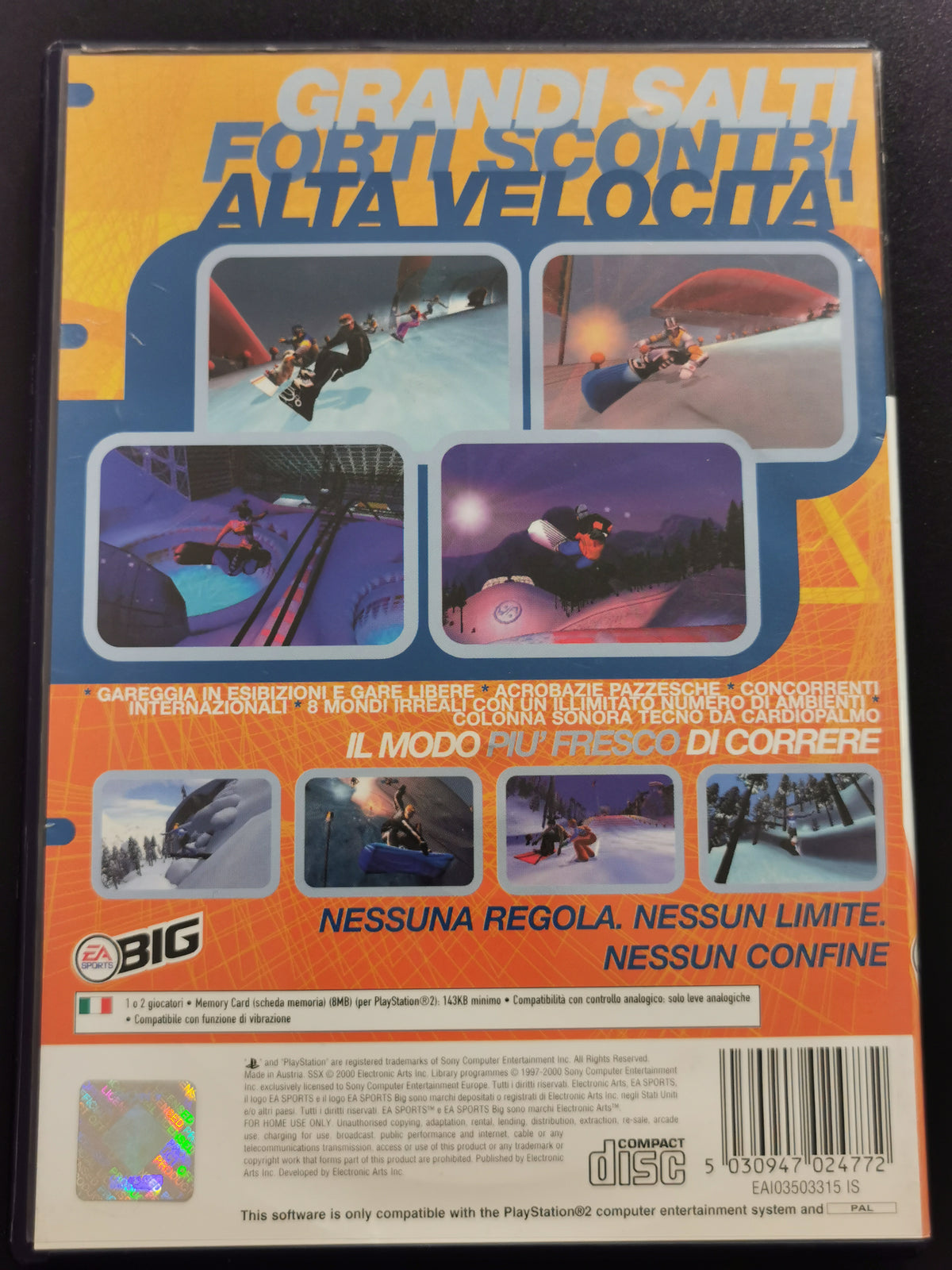 SSX (PS2) – Senza manuale