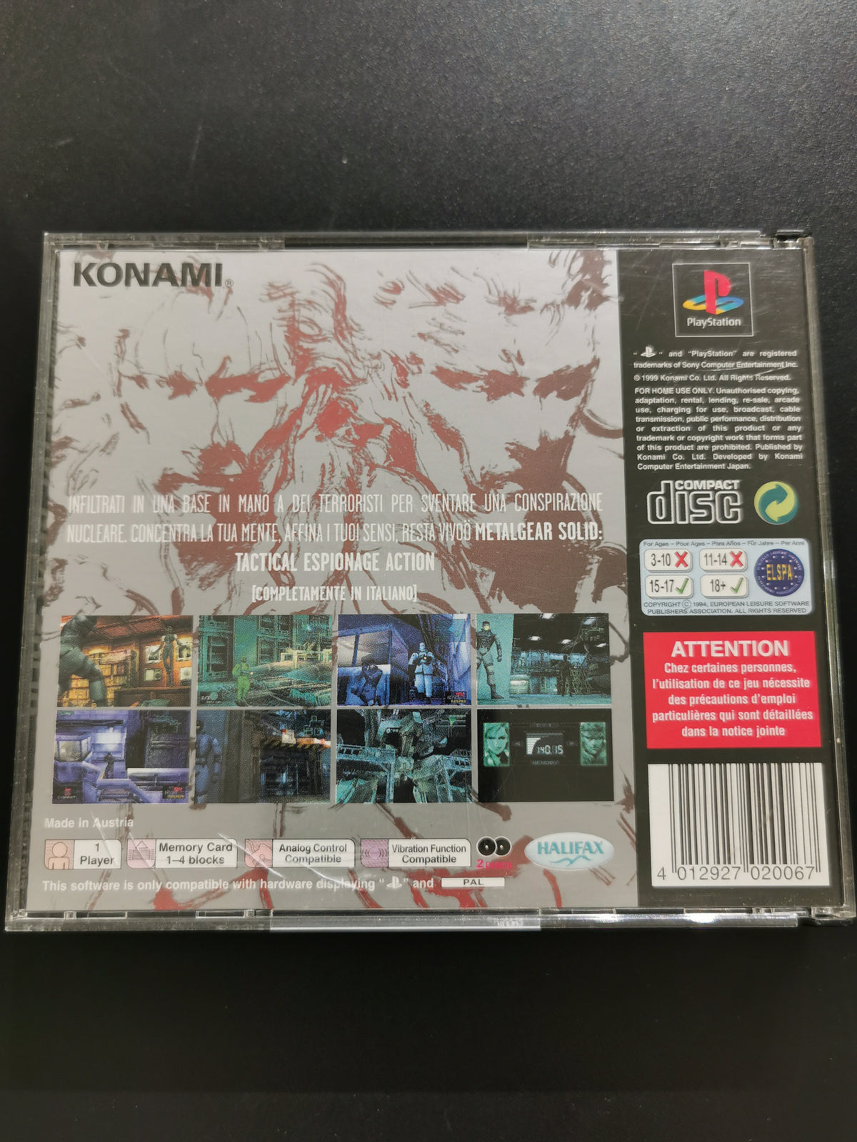 Metal Gear Solid (PS1)