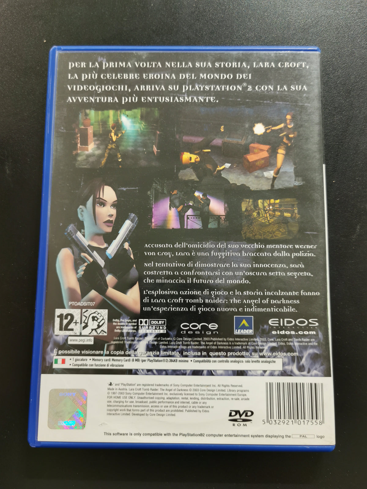 Lara Croft Tomb Raider: The Angel of Darkness (PS2)