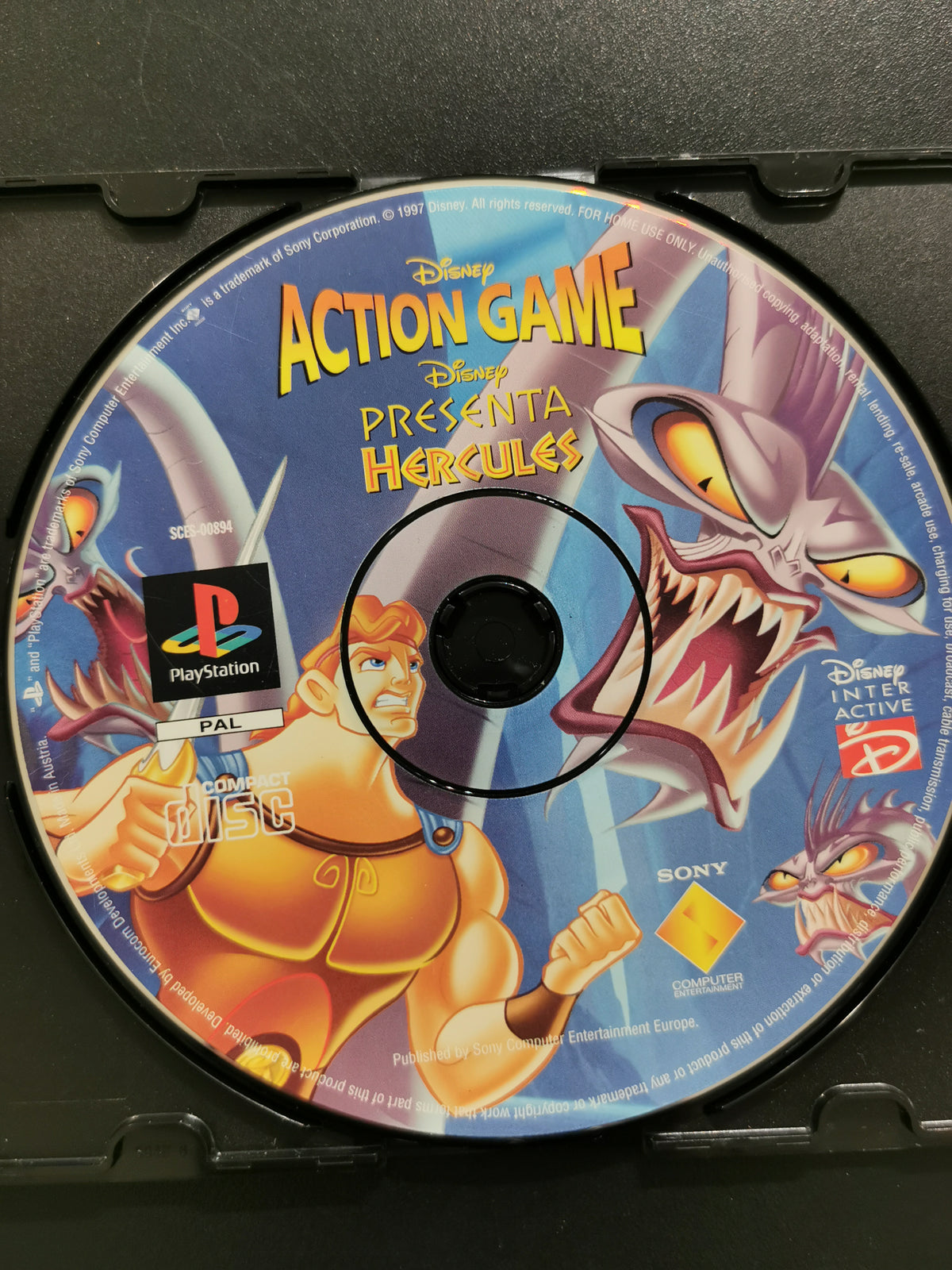 Disney Action Game presenta Hercules (PS1) *Loose