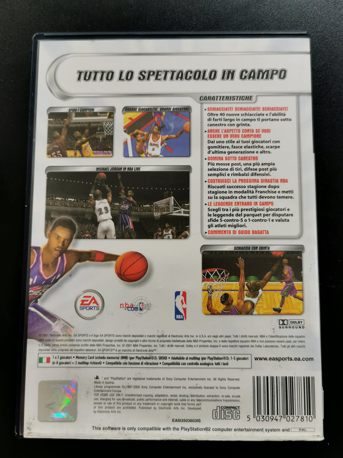 NBA Live 2002 (PS2) – Senza manuale