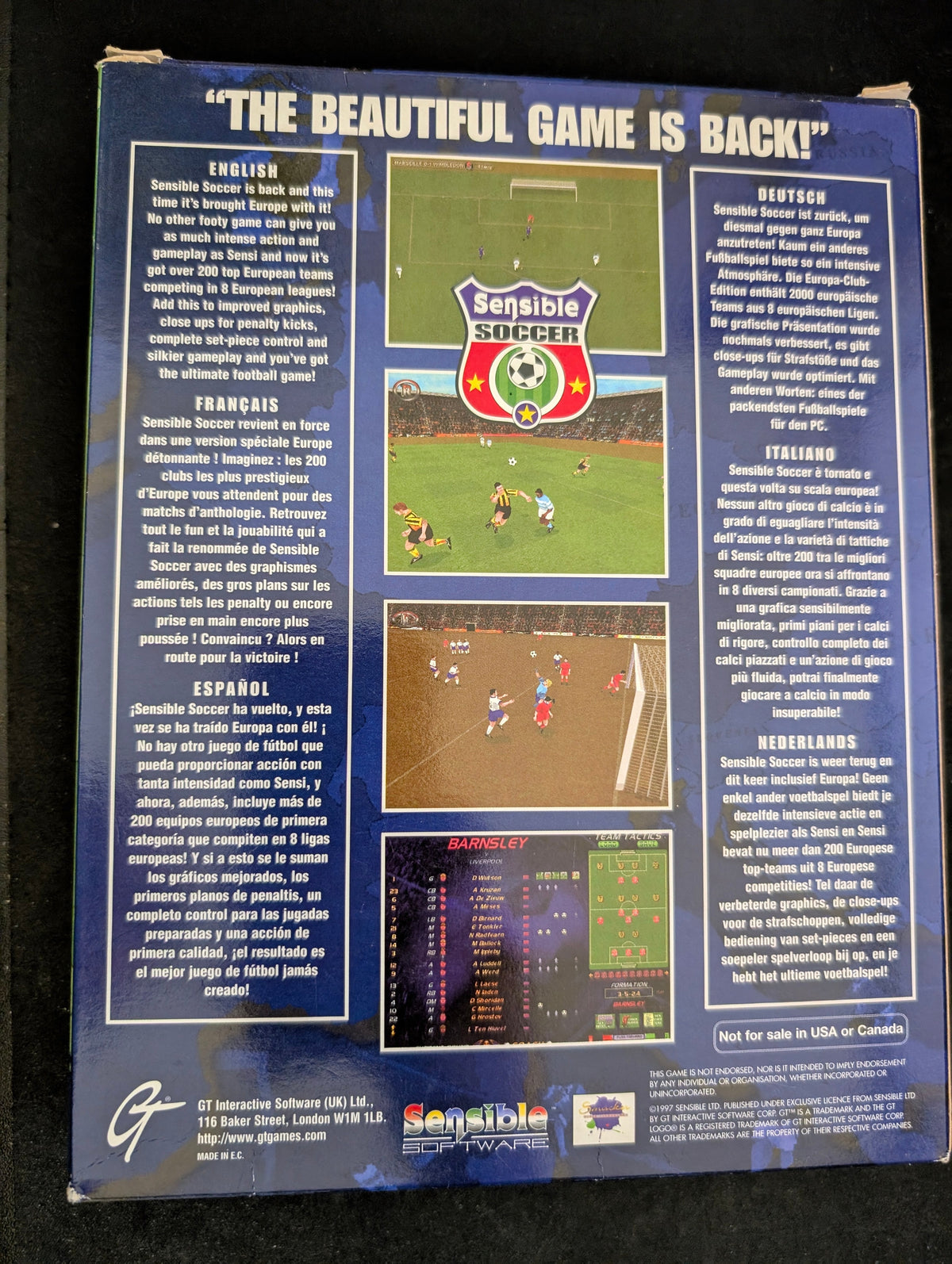 Sensible Soccer European Club Edition (PC)