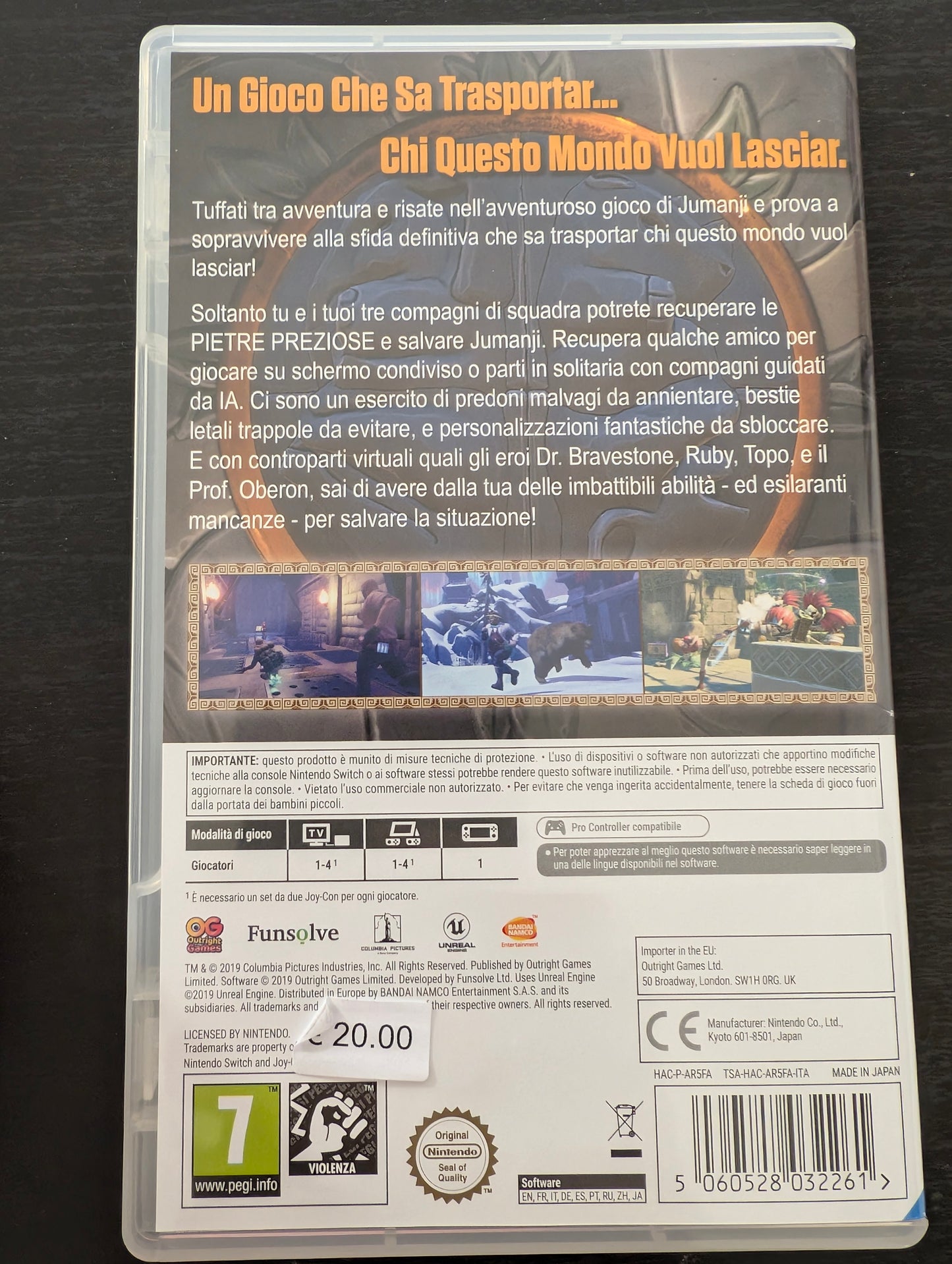 Jumanji: Il Videogioco (Switch)