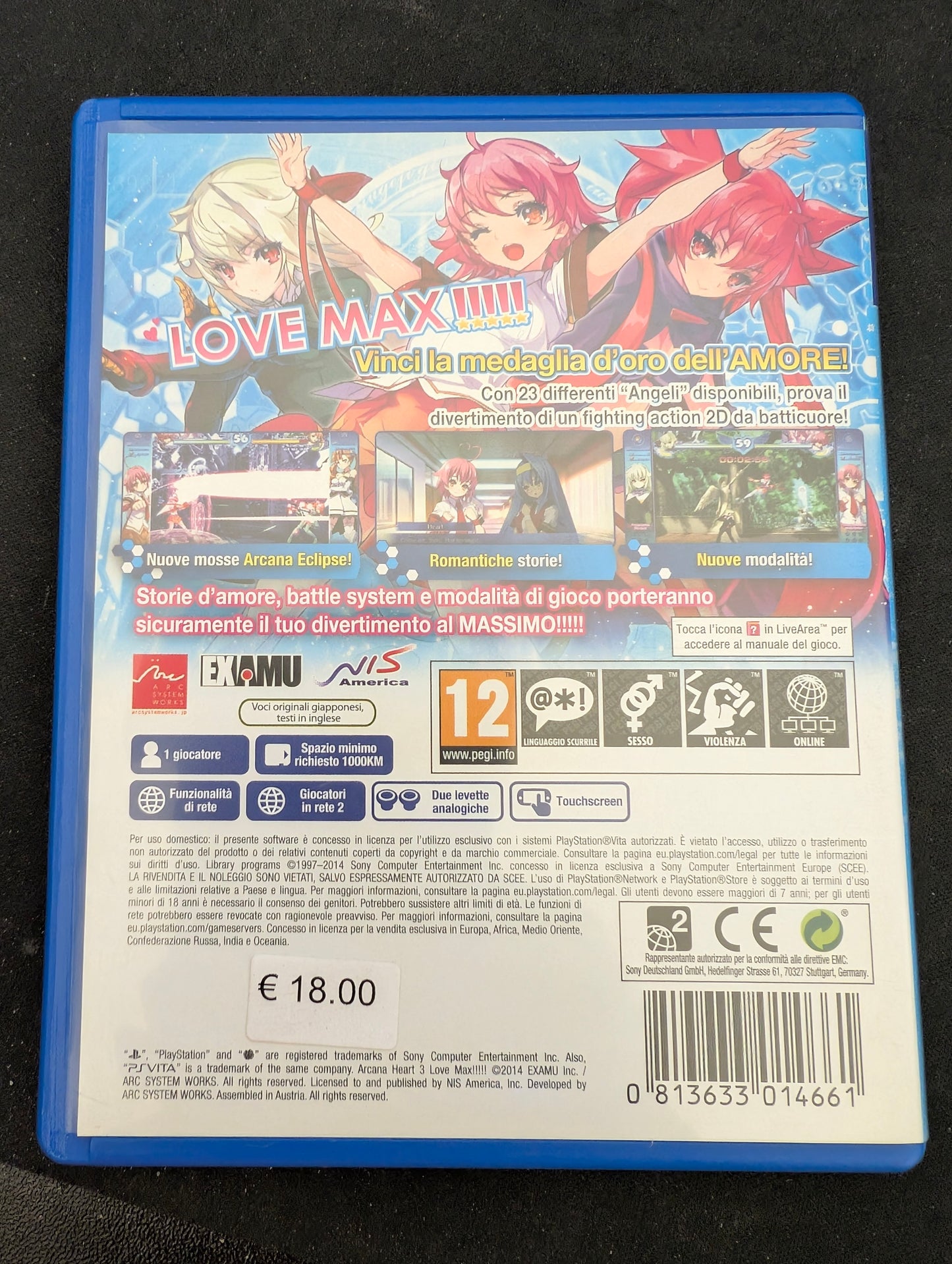 Arcana Heart 3 - Love Max!!!!! (Ps Vita)