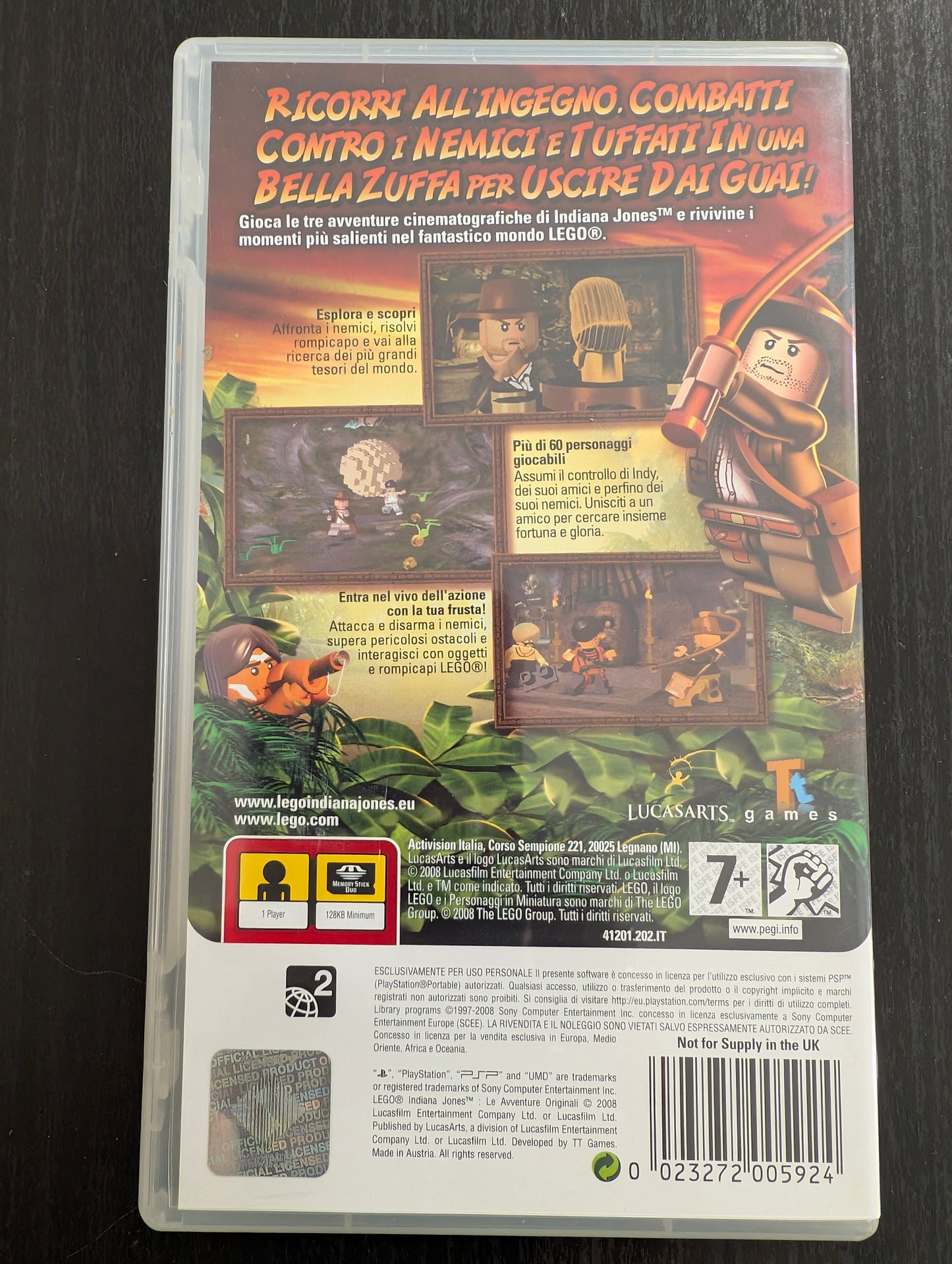 Lego Indiana Jones - Le Avventure Originali (PSP)