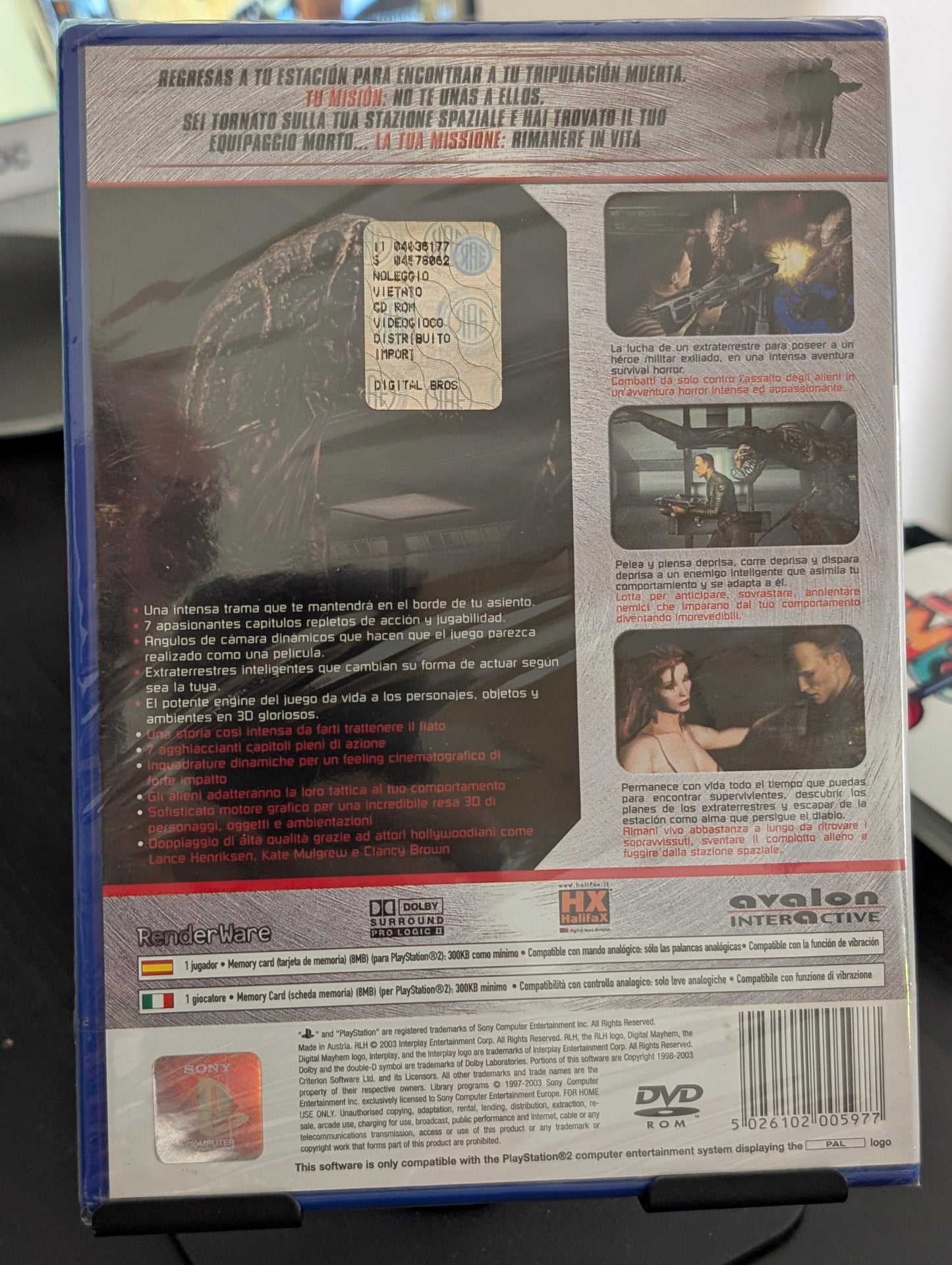 RLH: Run Like Hell (PlayStation 2) - PAL ITA/ESP - Nuovo/Sigillato