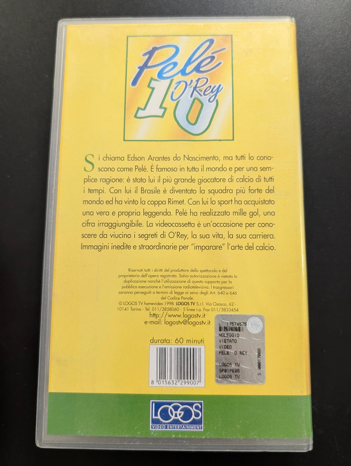 Pelé O’Rey (VHS)