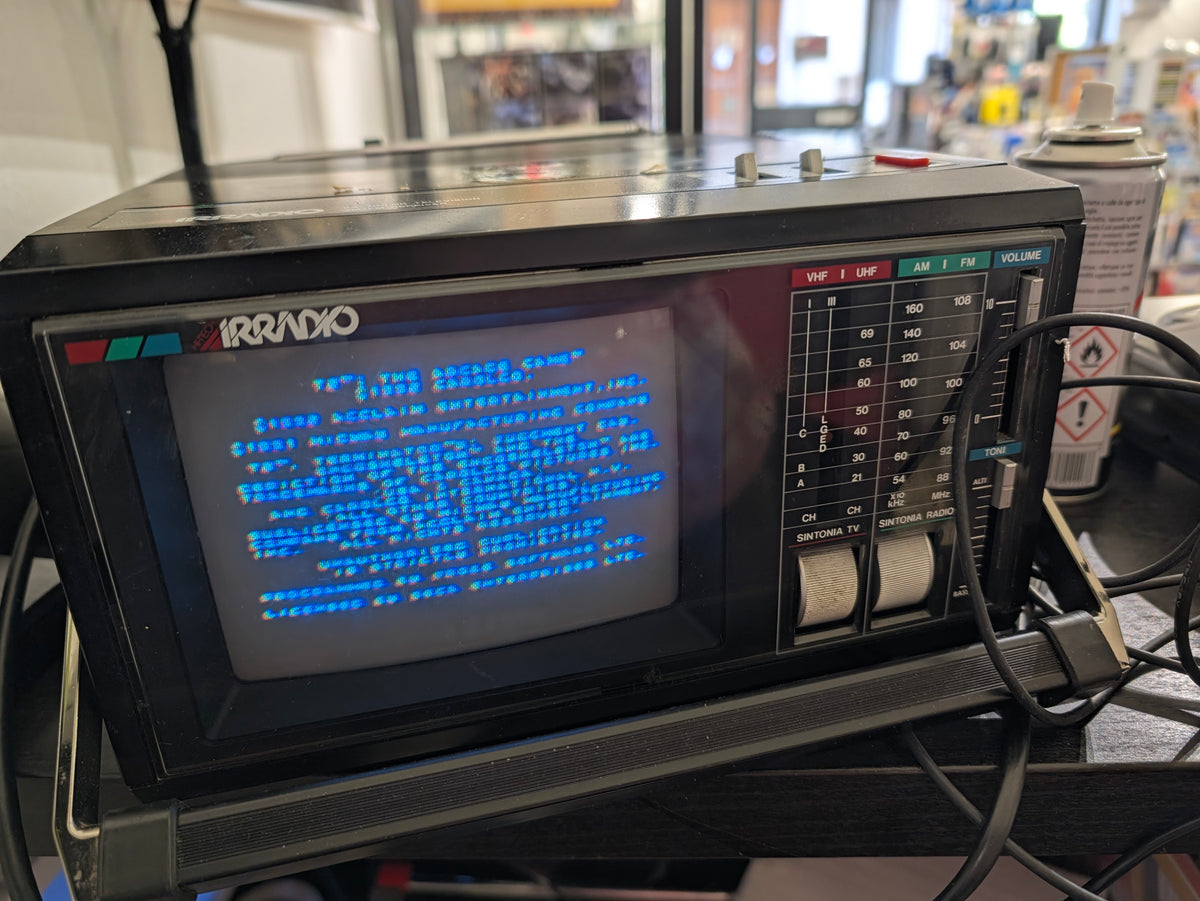Irradio Scirocco PC-5 – TV Color 5,5" con Radio AM/FM
