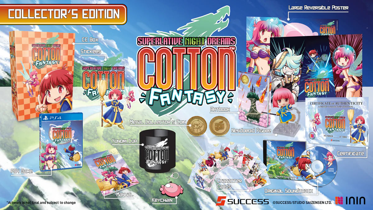 Cotton Fantasy - Collector's Edition + Tazza Tea Time (PS4) *Nuovo