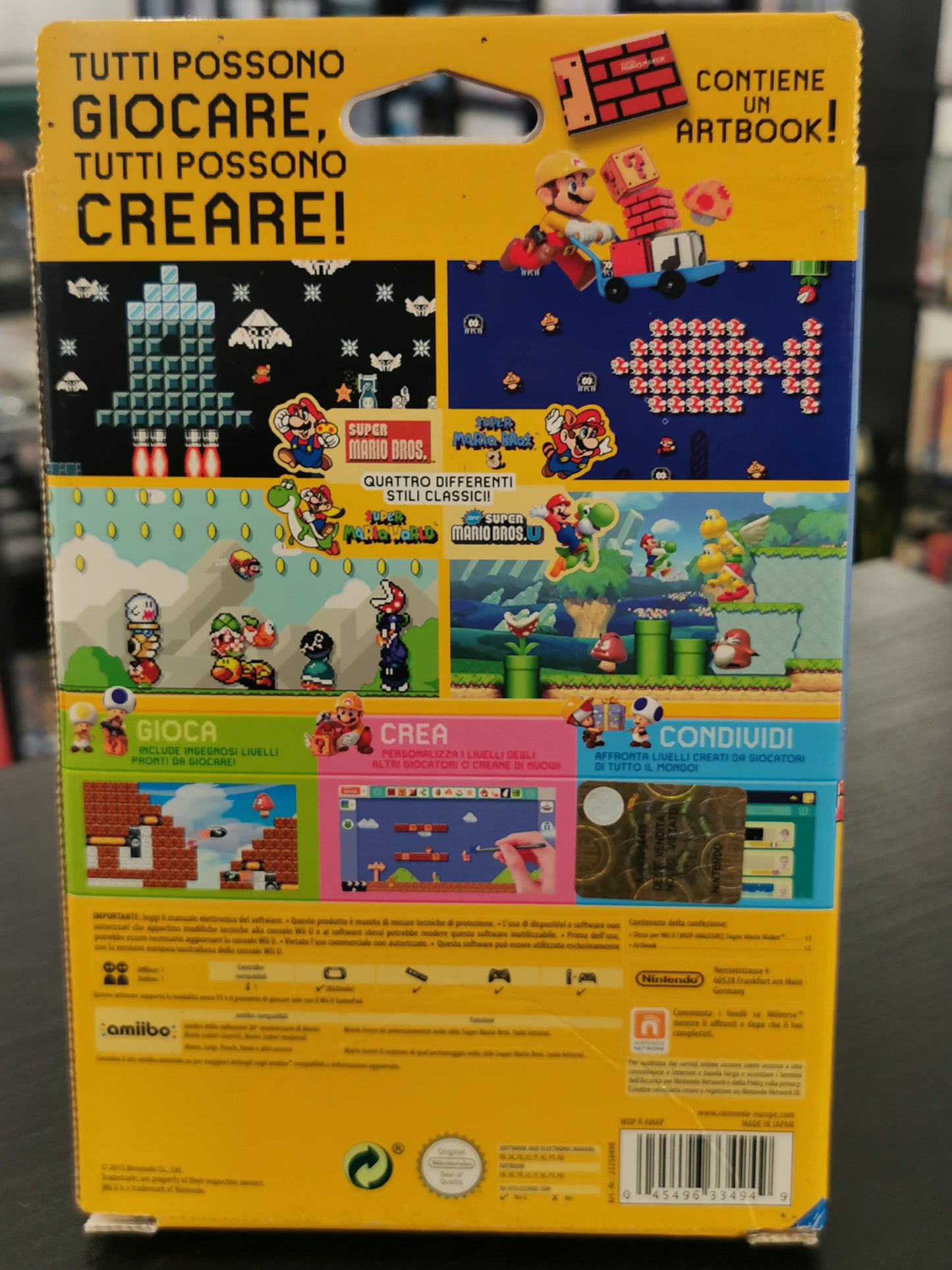 Super Mario Maker + Artbook (Wii-U)