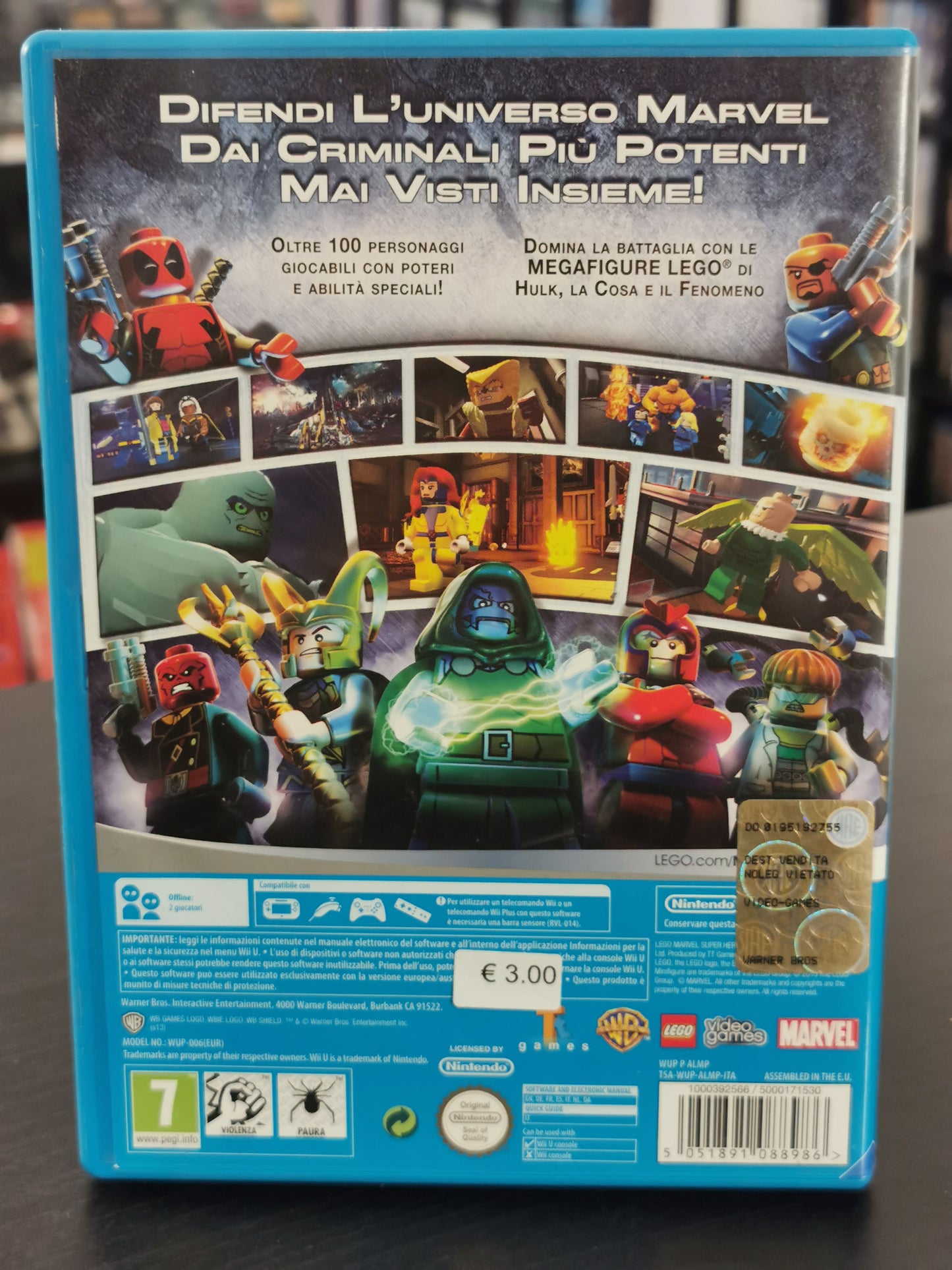 LEGO Marvel Super Heroes (Wii-U)