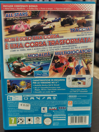 Sonic & All Stars Racing Transformed (Wii-U)