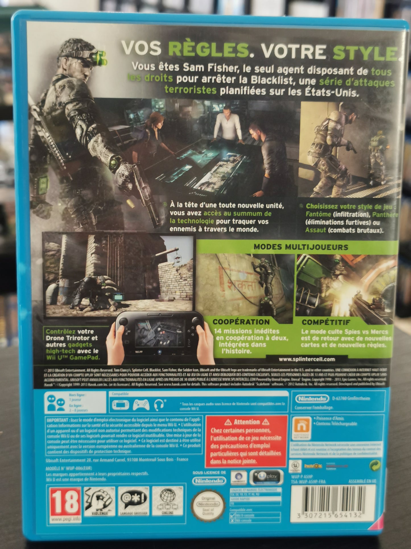 Splinter Cell: Blacklist (Wii-U)