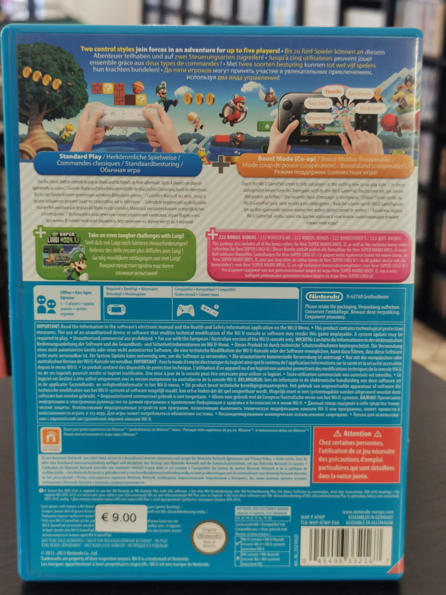 New Super Mario Bros. U + Super Luigi U (Wii-U)