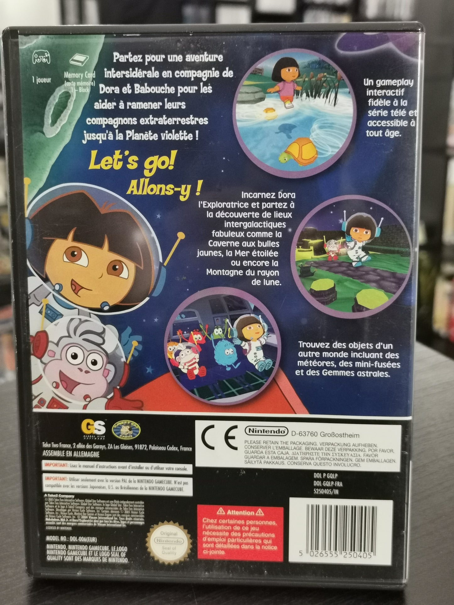 Nick Jr. Dora L'Esploratrice: Voyage sur la Planète Violette (GameCube)