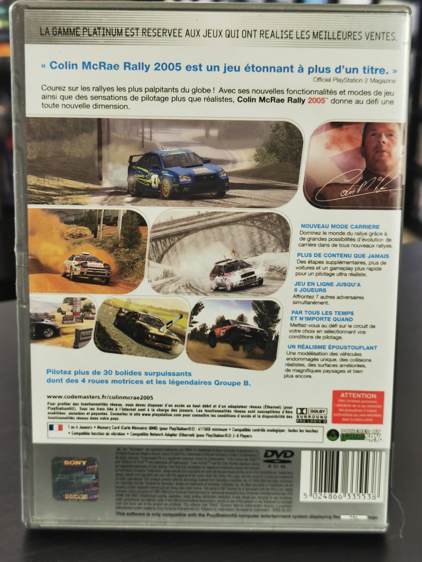 Colin McRae Rally 2005 (PS2) - Platinum
