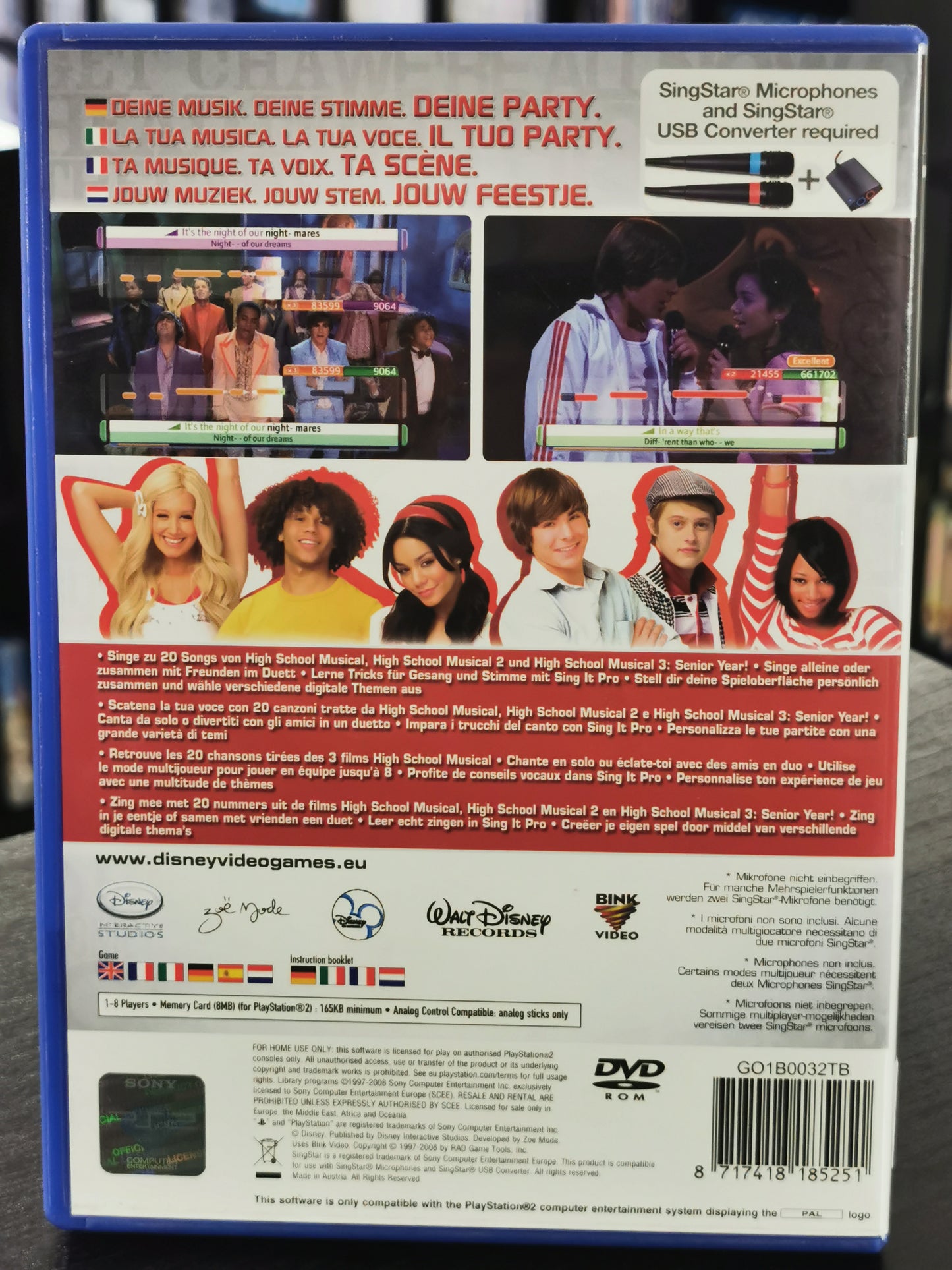 Disney Sing It! High School Musical 3 Senior Year (PS2)