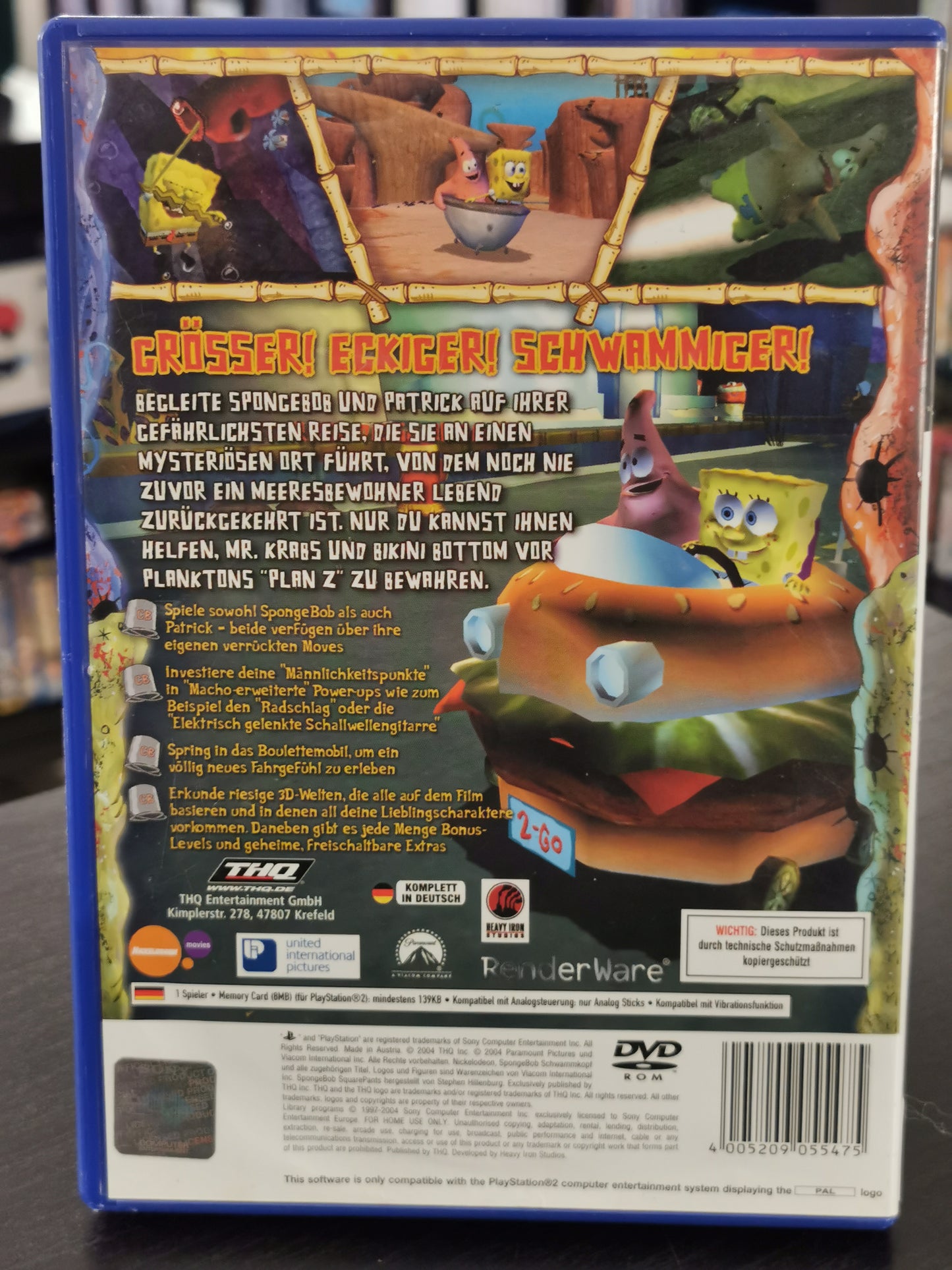 Nickelodeon SpongeBob Schwammkopf: Der Film (PS2)