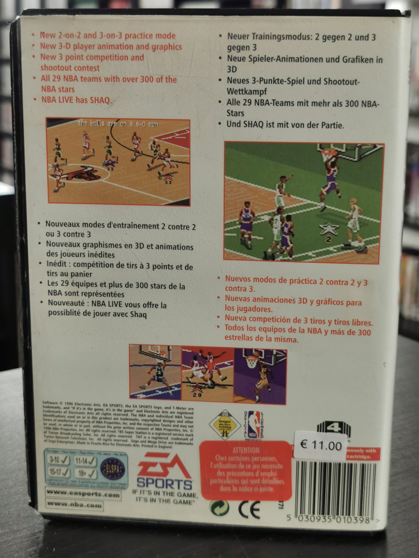 NBA Live 97 (Sega Mega Drive)