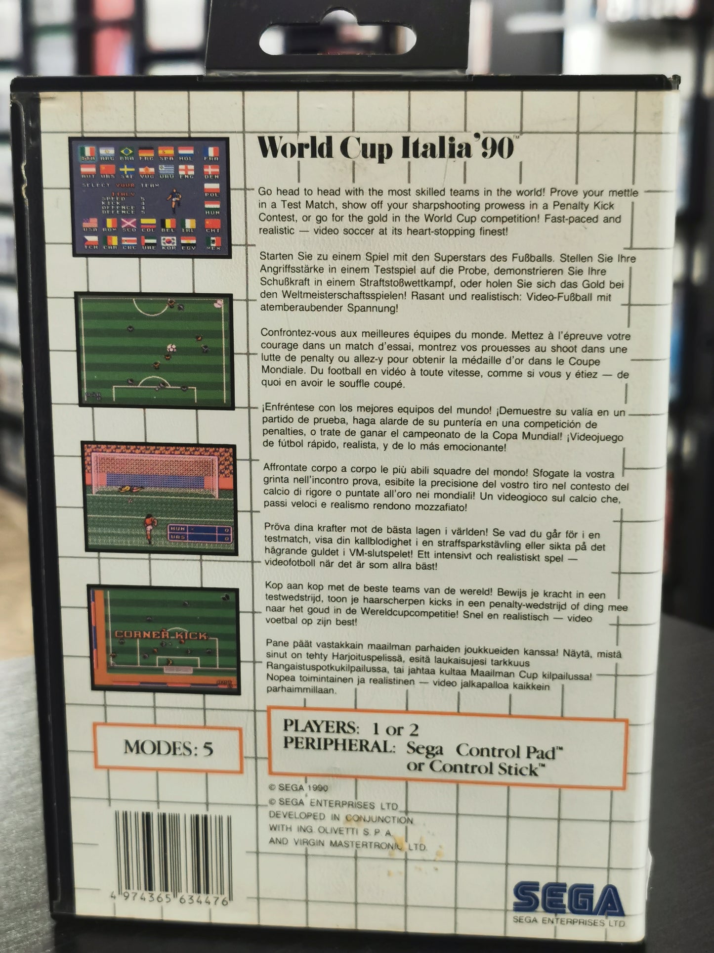 World Cup Italia '90 (Sega Master System)