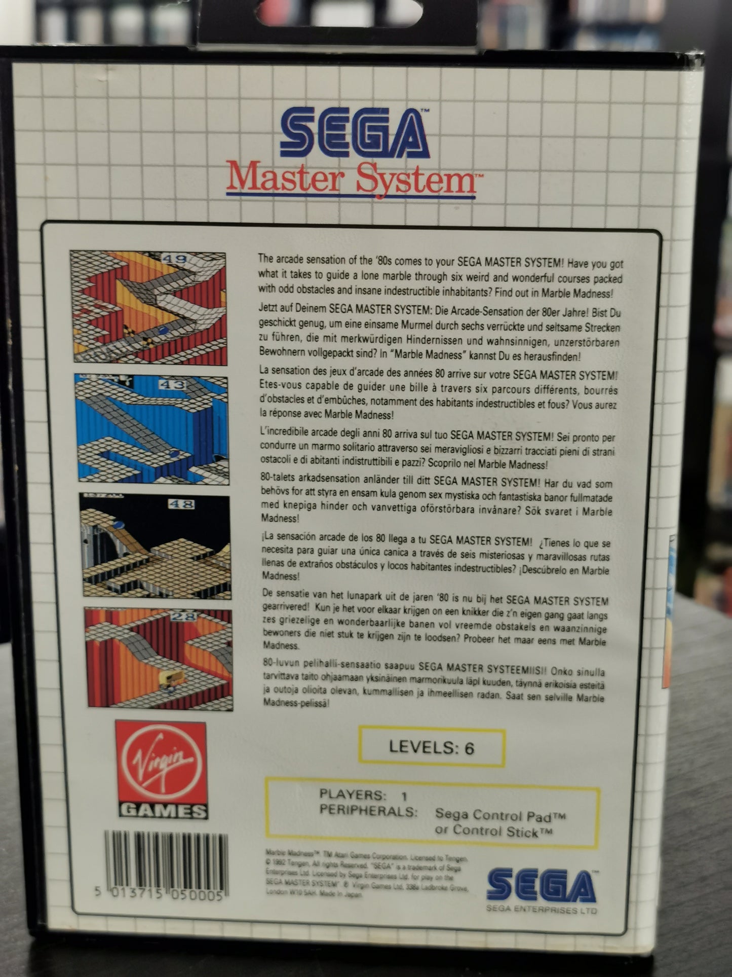 Marble Madness (Sega Master System)